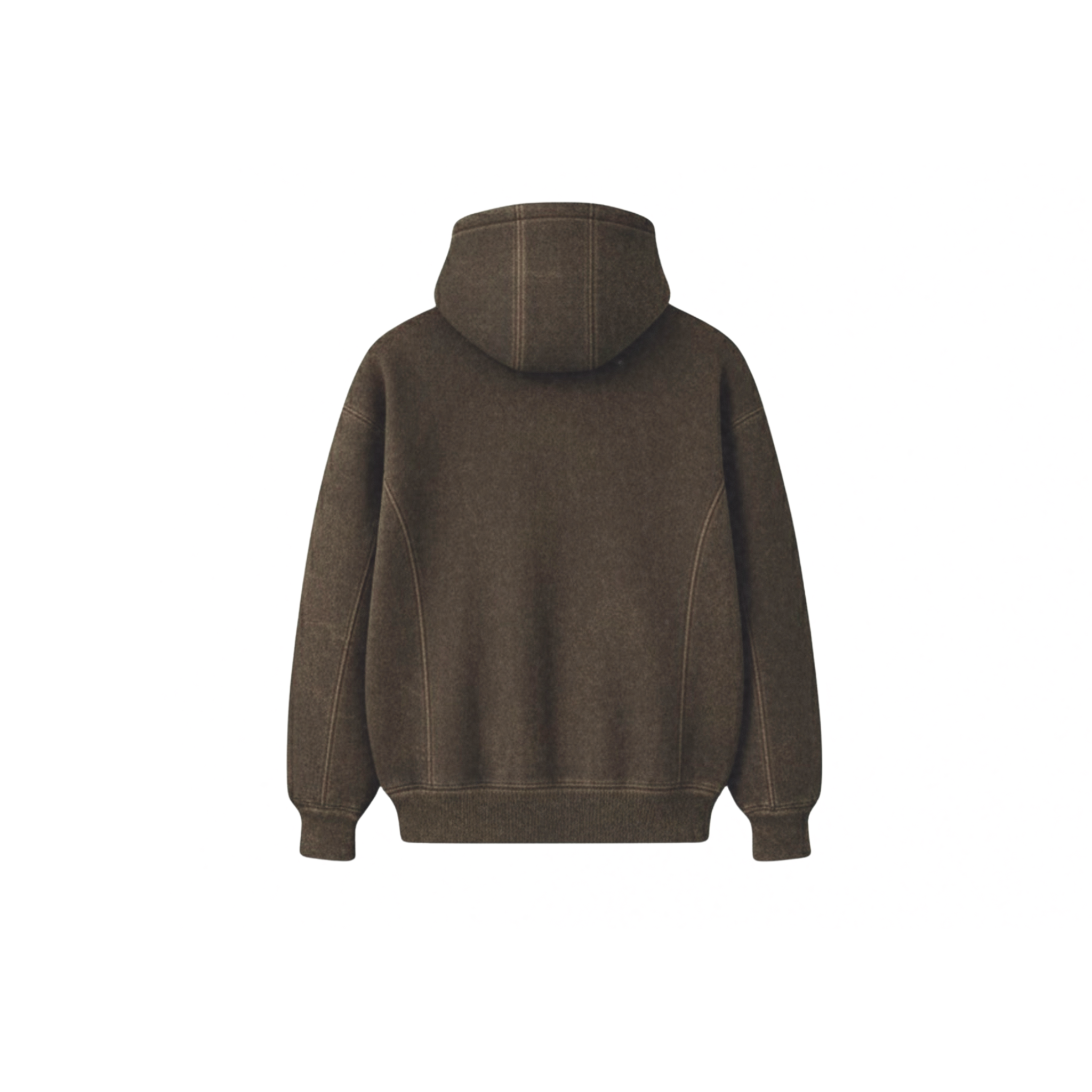 Mineral Washed Hoodie - Brown
