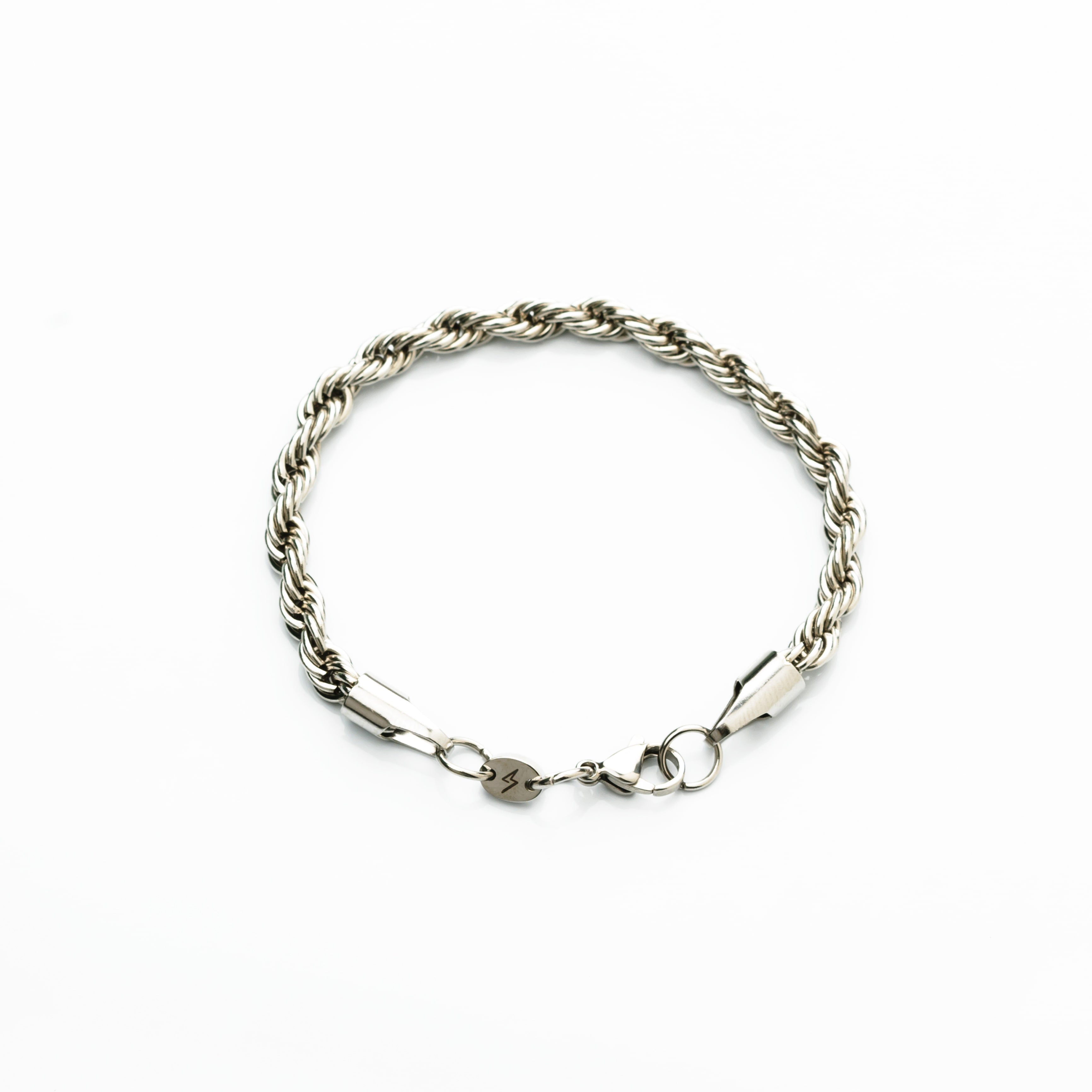 Rope Bracelet 5MM (Silver)