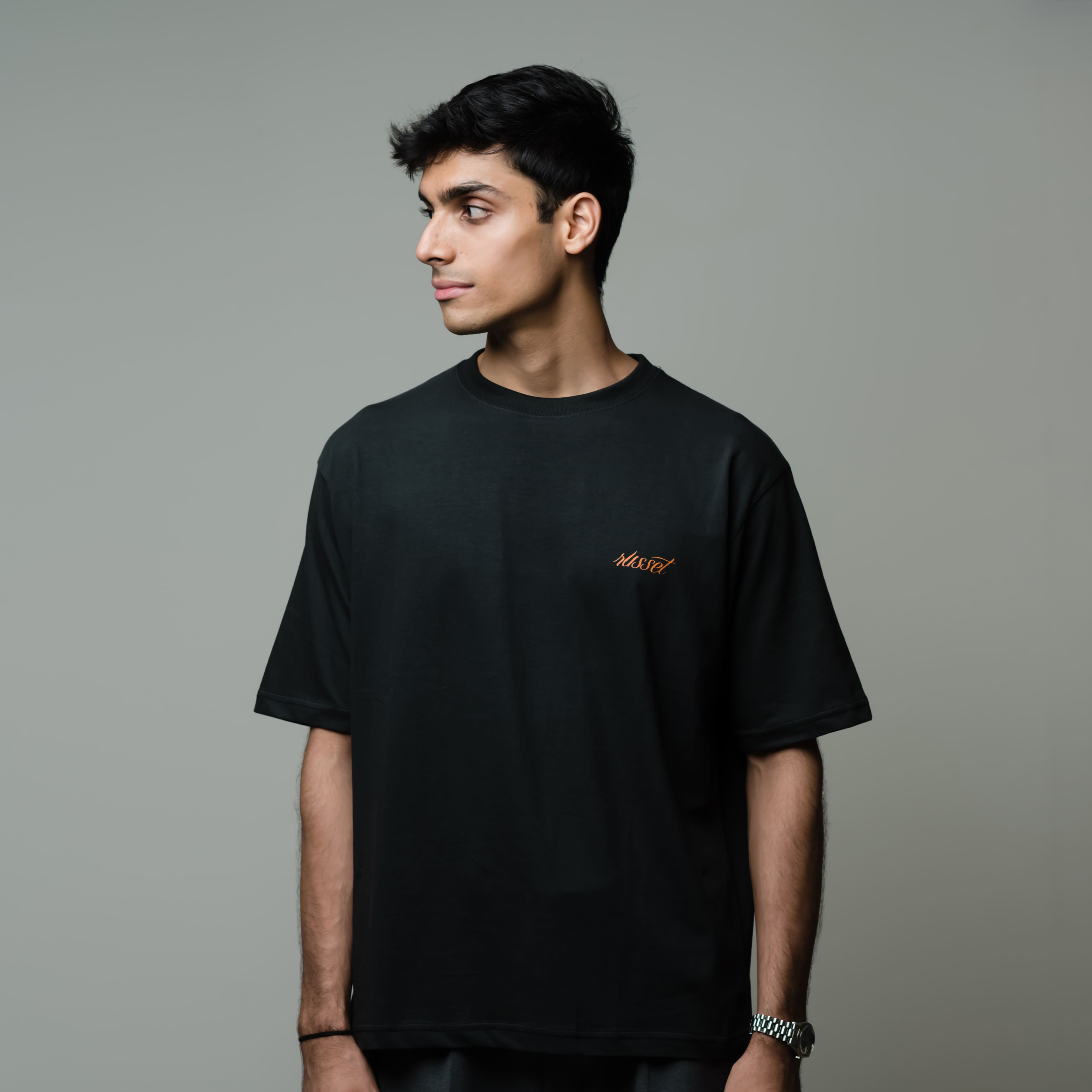 Everythng Hurts Oversized Tee (O) - Faded Black