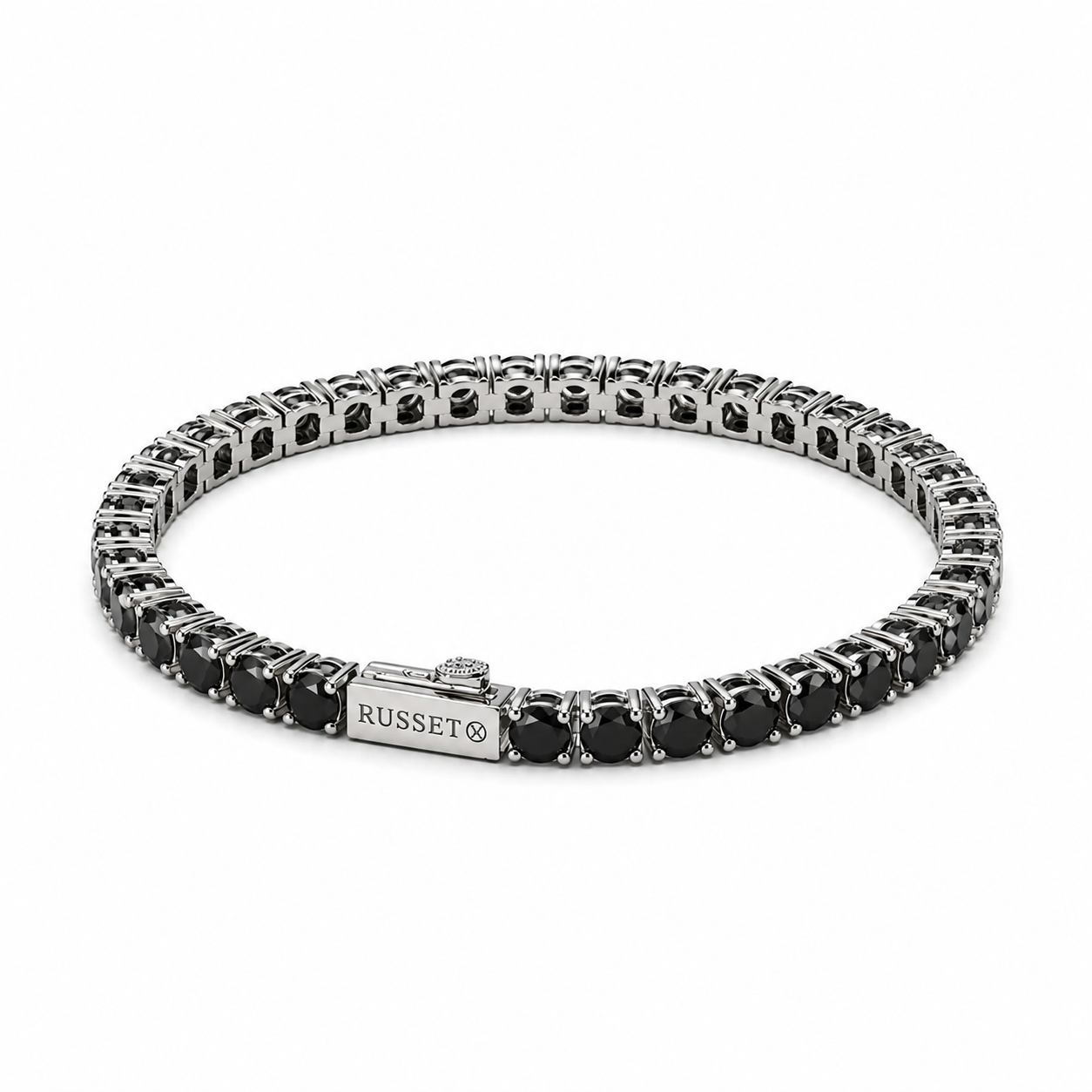 Tennis 3MM Bracelet (Black)