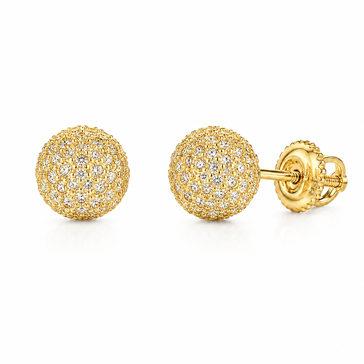 Pavé Dome Studs