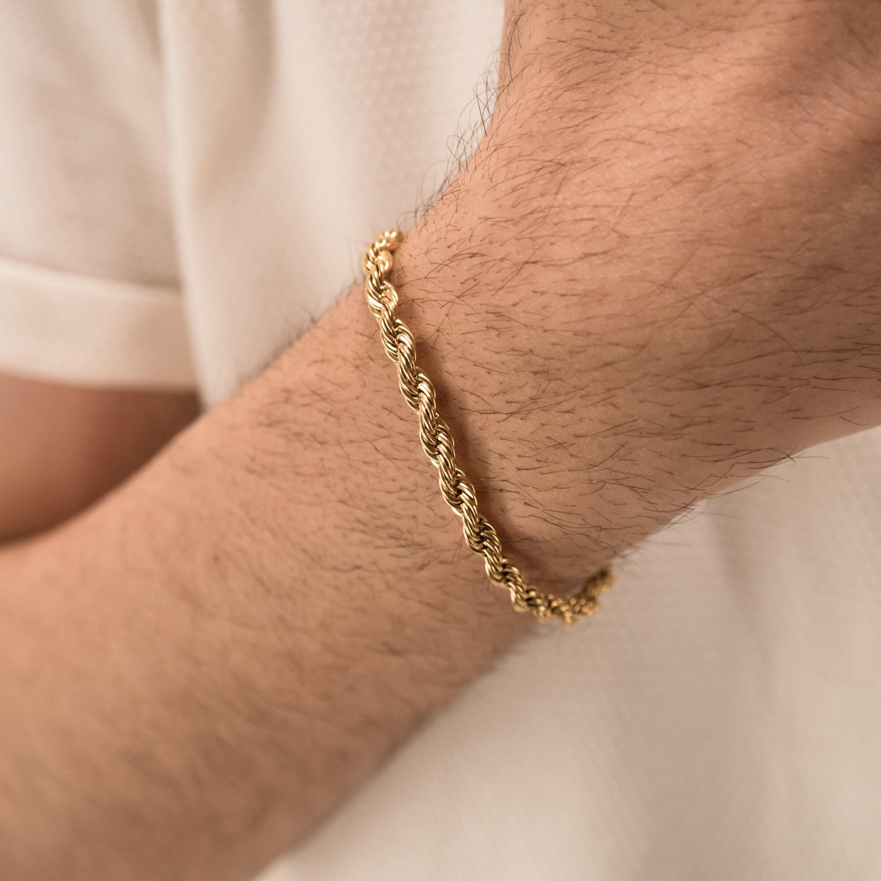 Rope Bracelet 5MM (Silver)