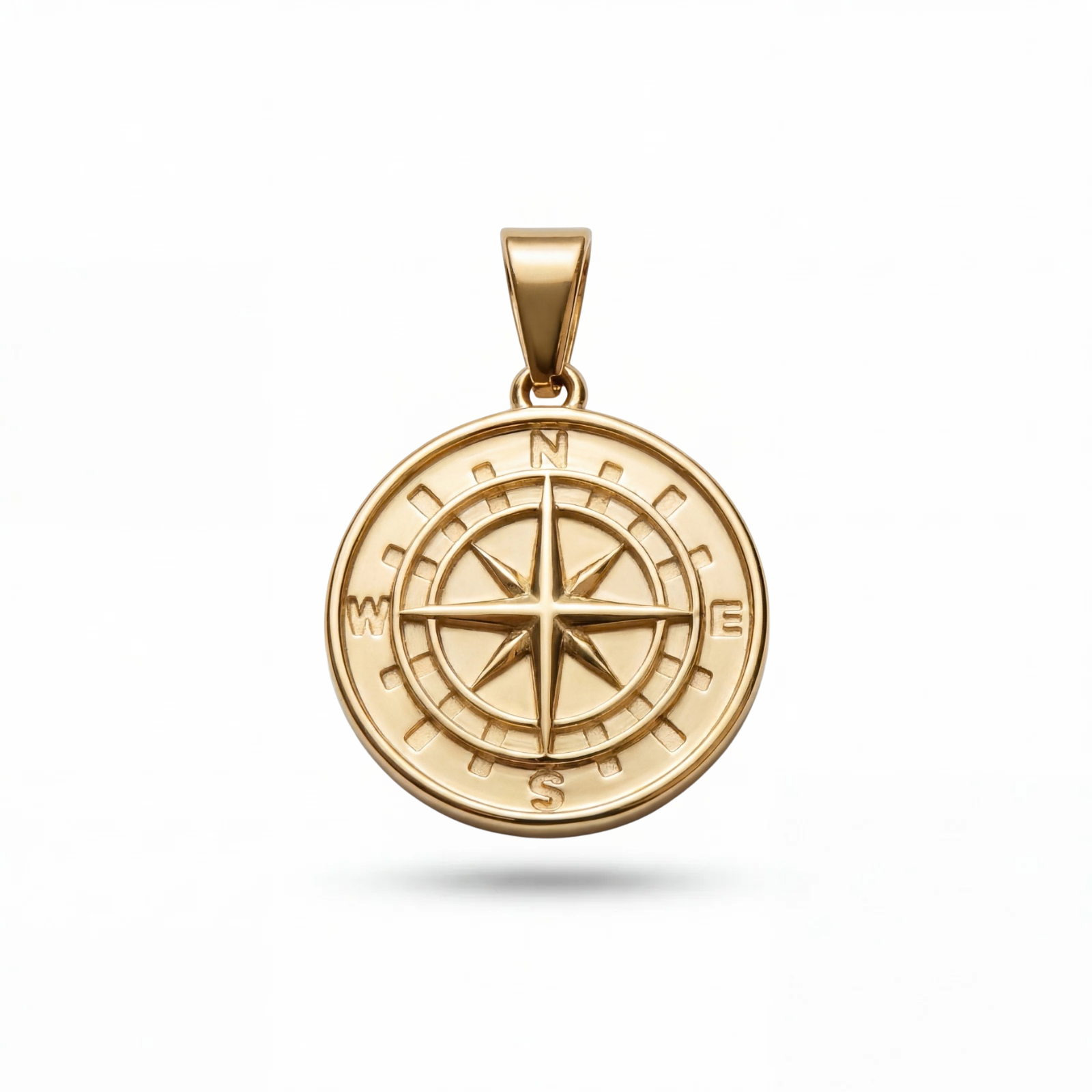 Compass Pendant (Gold)