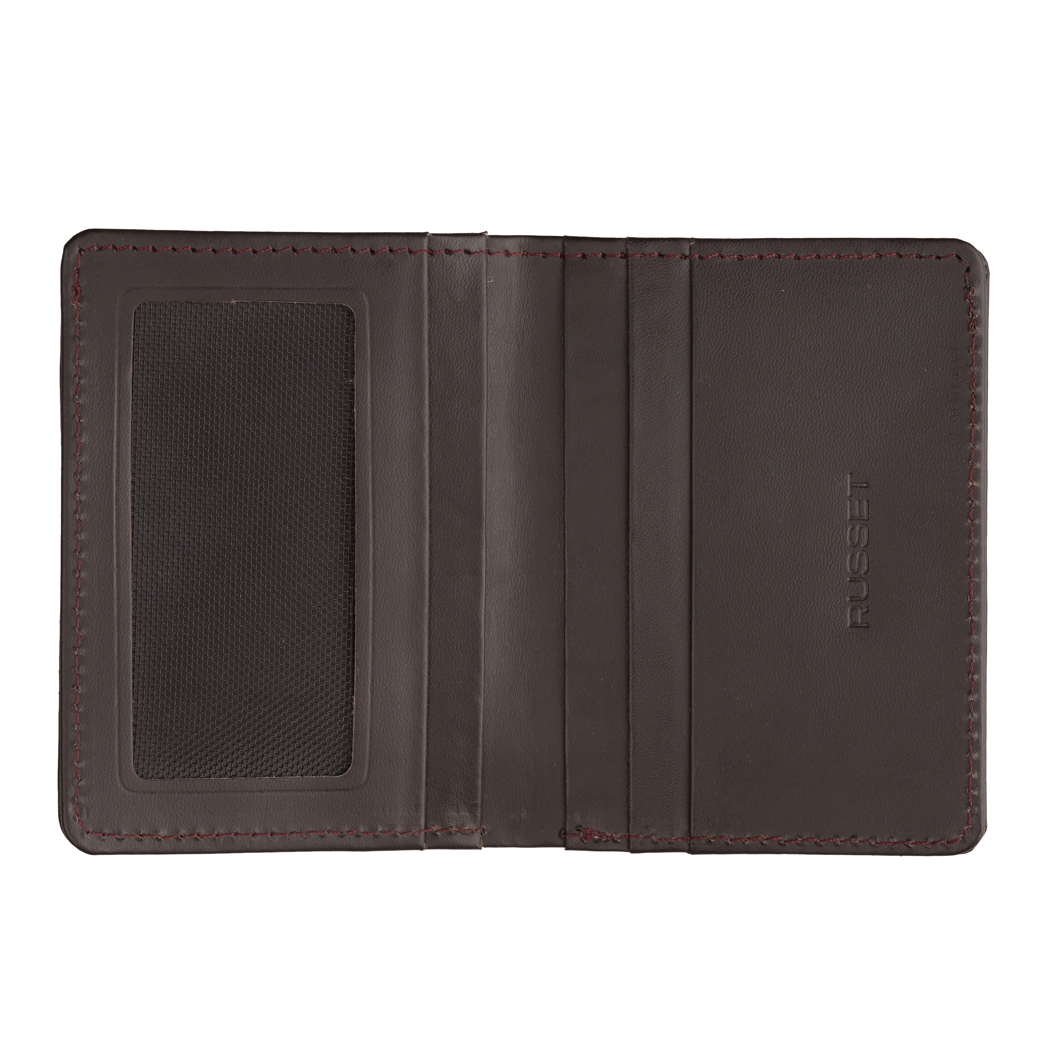Russet Bi-fold Wallet -Dark Brown