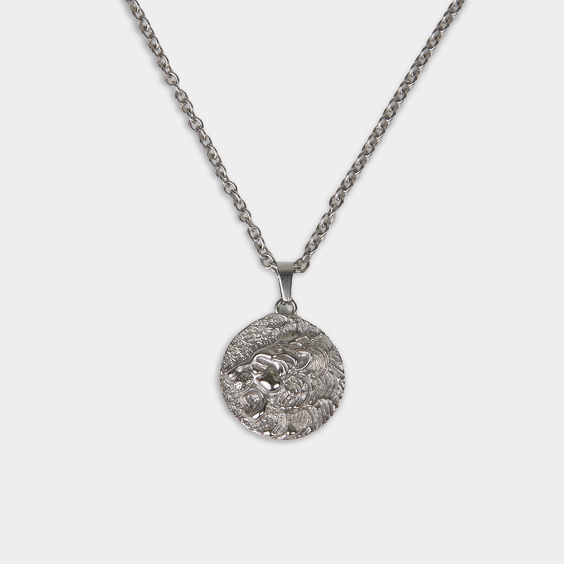 Lion Pendant (Silver)