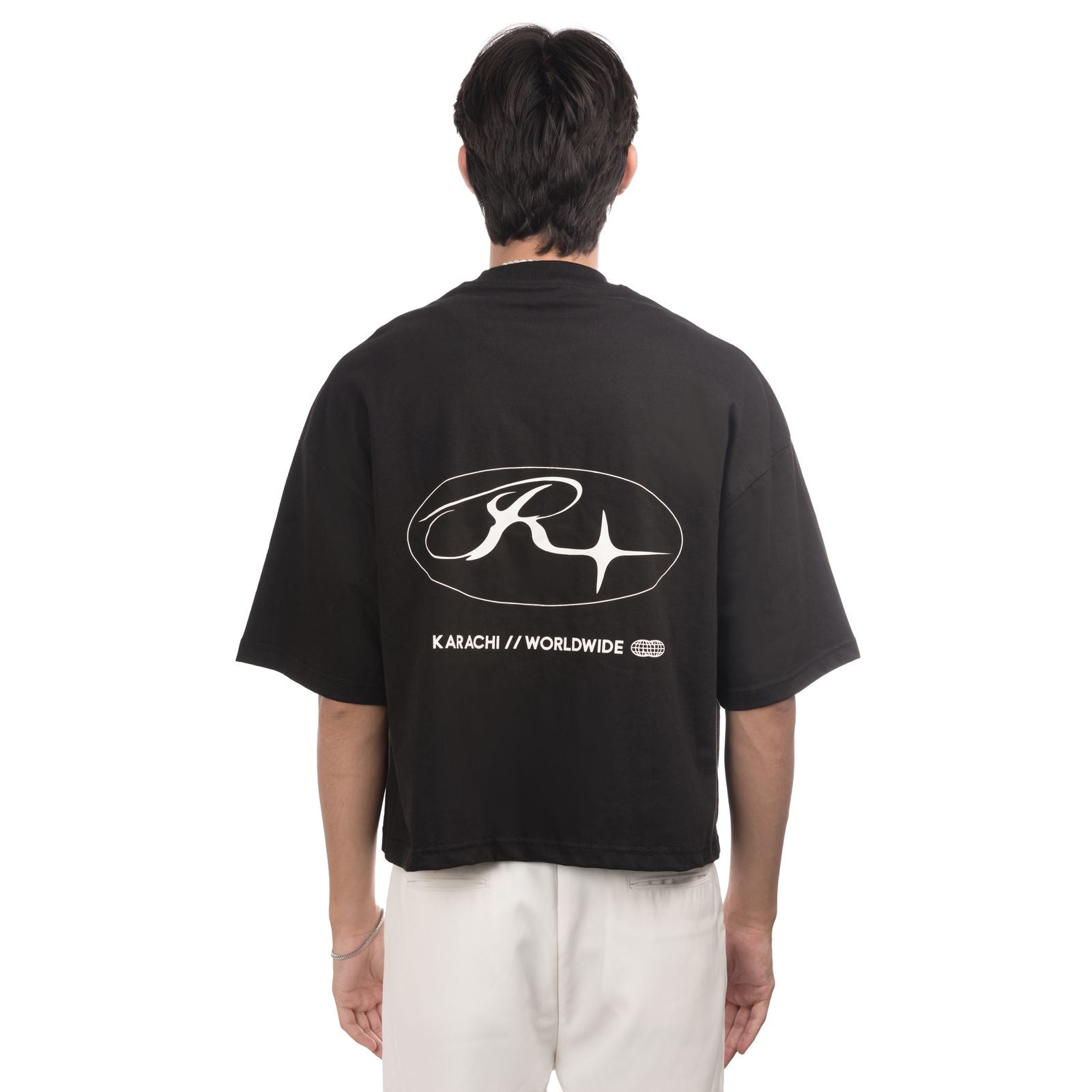 Karachi - Worldwide Oversized Tee - Black