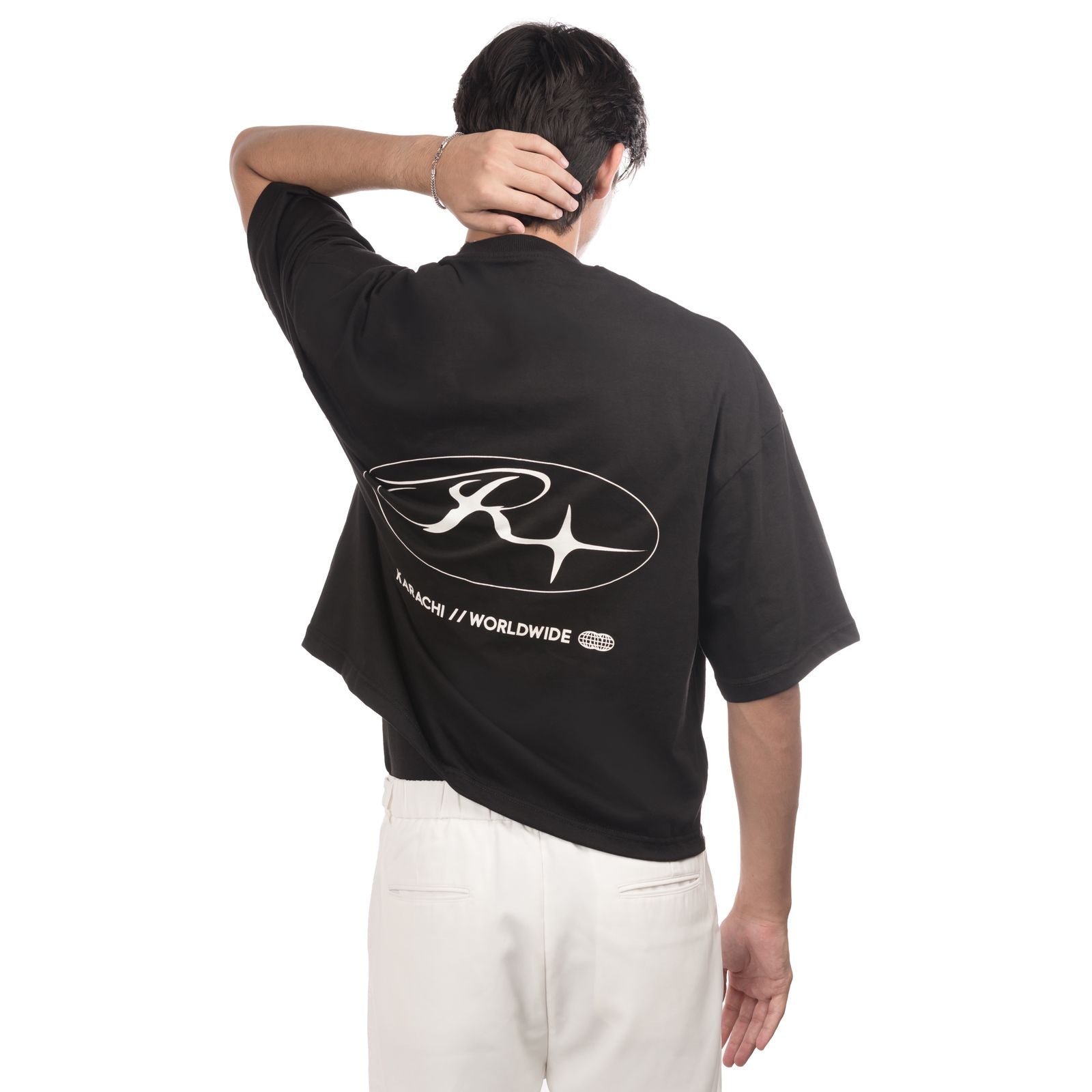 Karachi - Worldwide Oversized Tee - Black