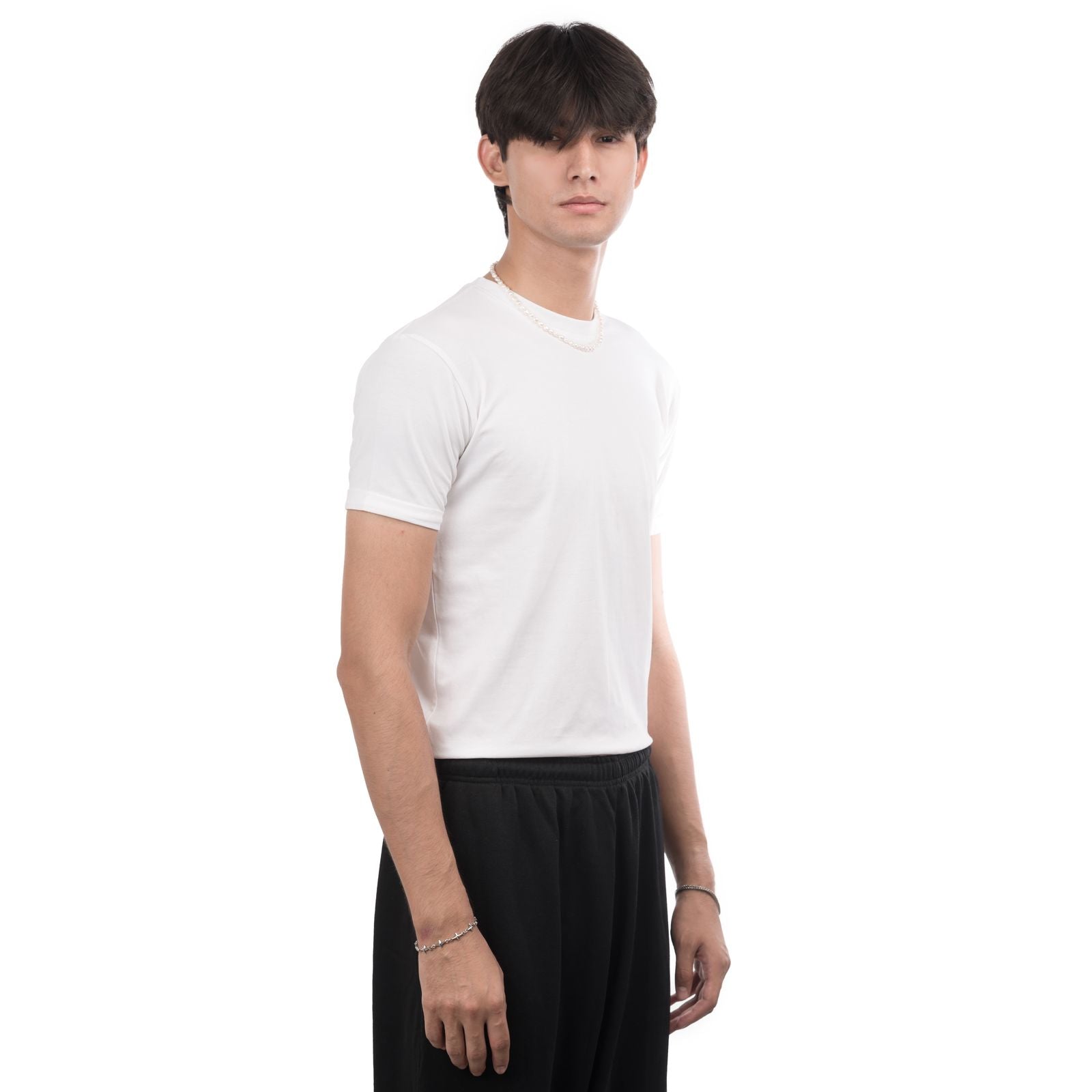 Russet Slim fit Tee - White