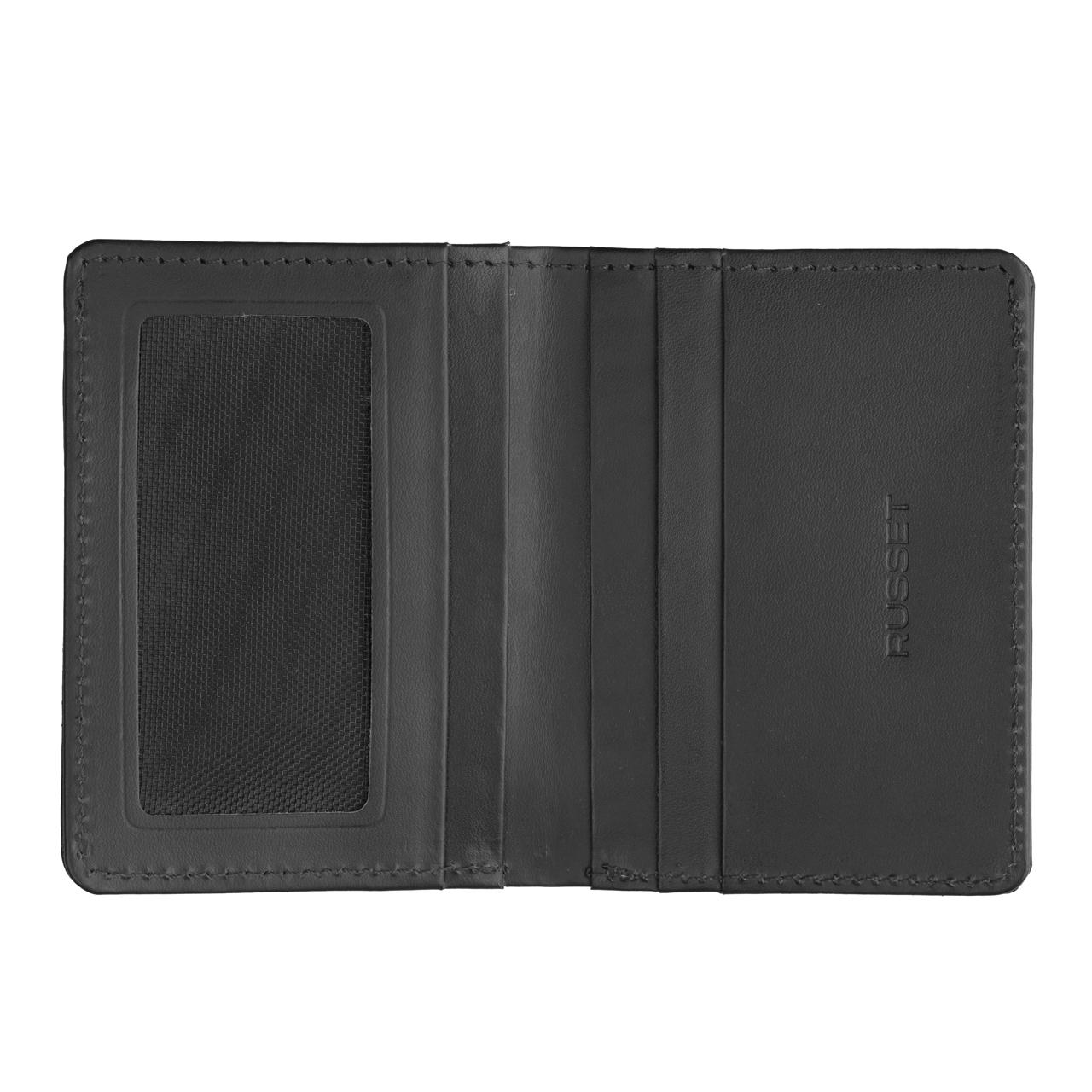 Russet Bi-fold Wallet -Black
