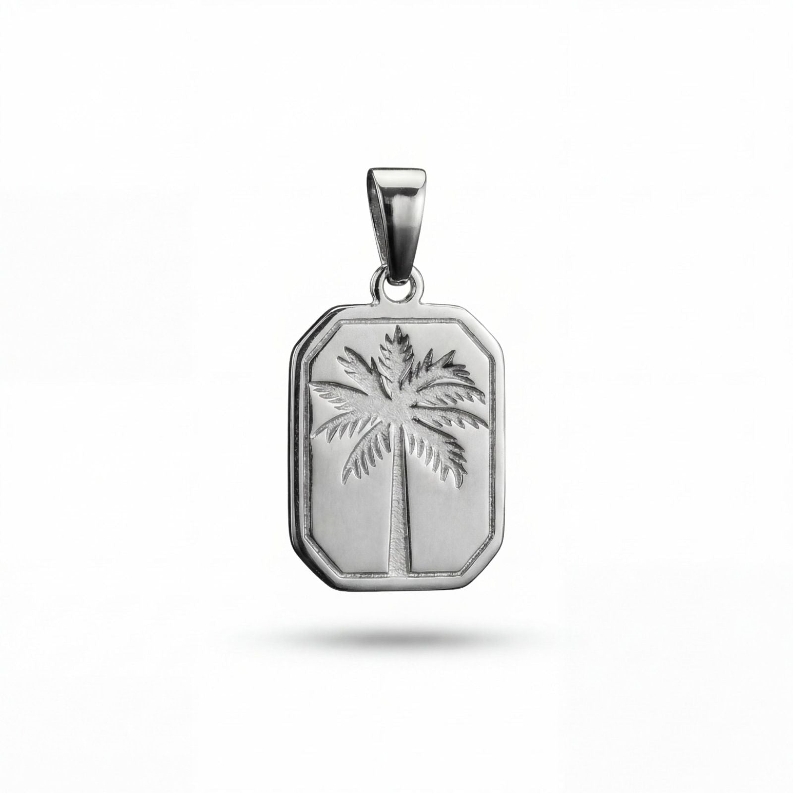 Palm Tree Pendant (Silver)
