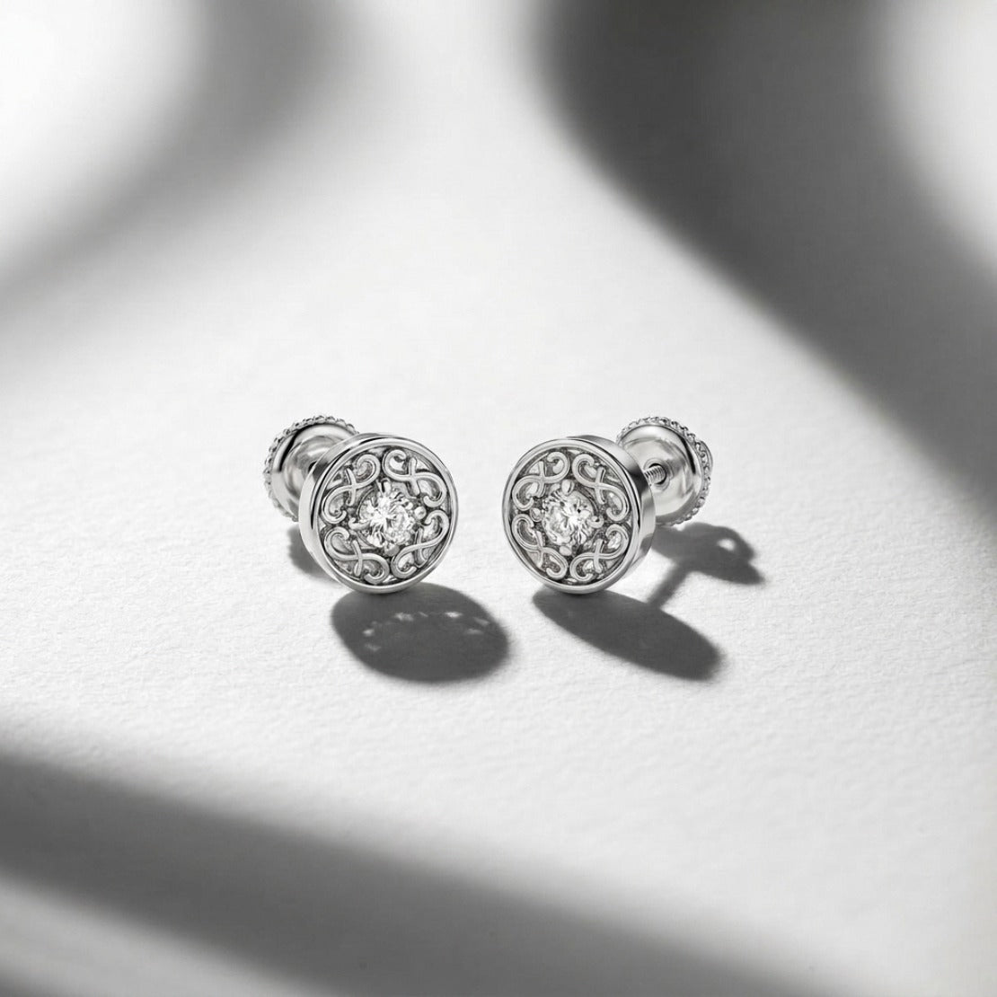 Round Crest Studs