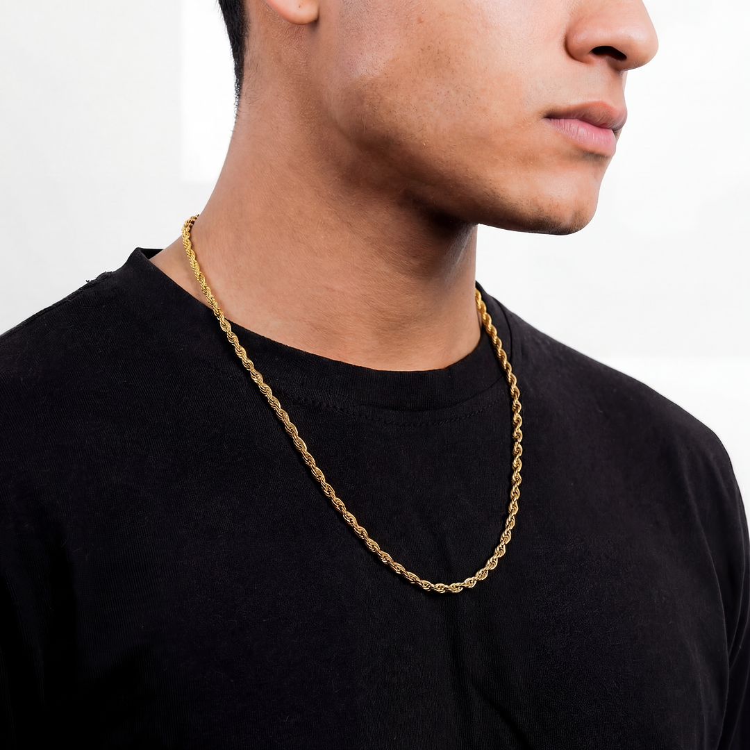 Rope 4MM Chain (Gold)