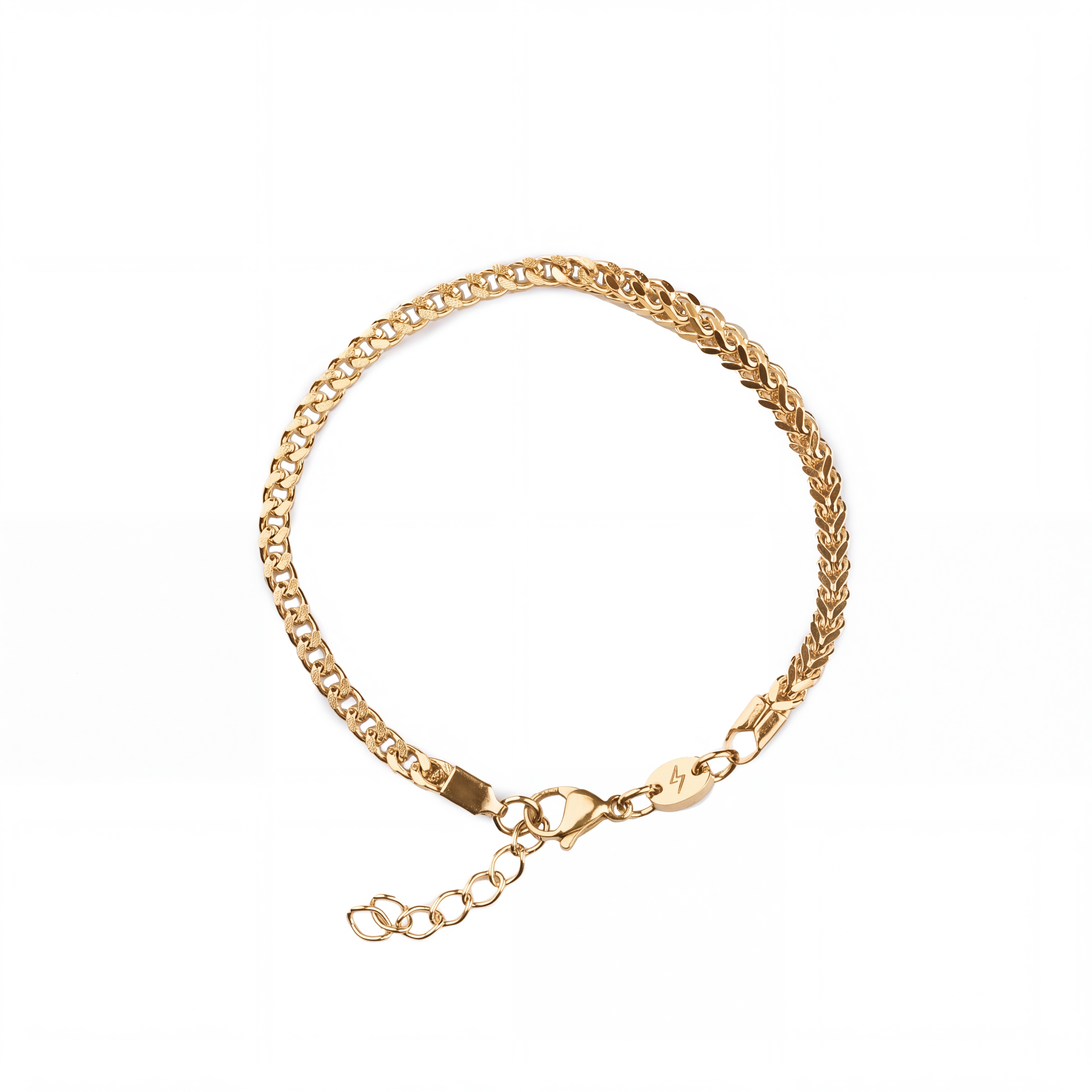 Foxtail 3MM Bracelet (Gold)