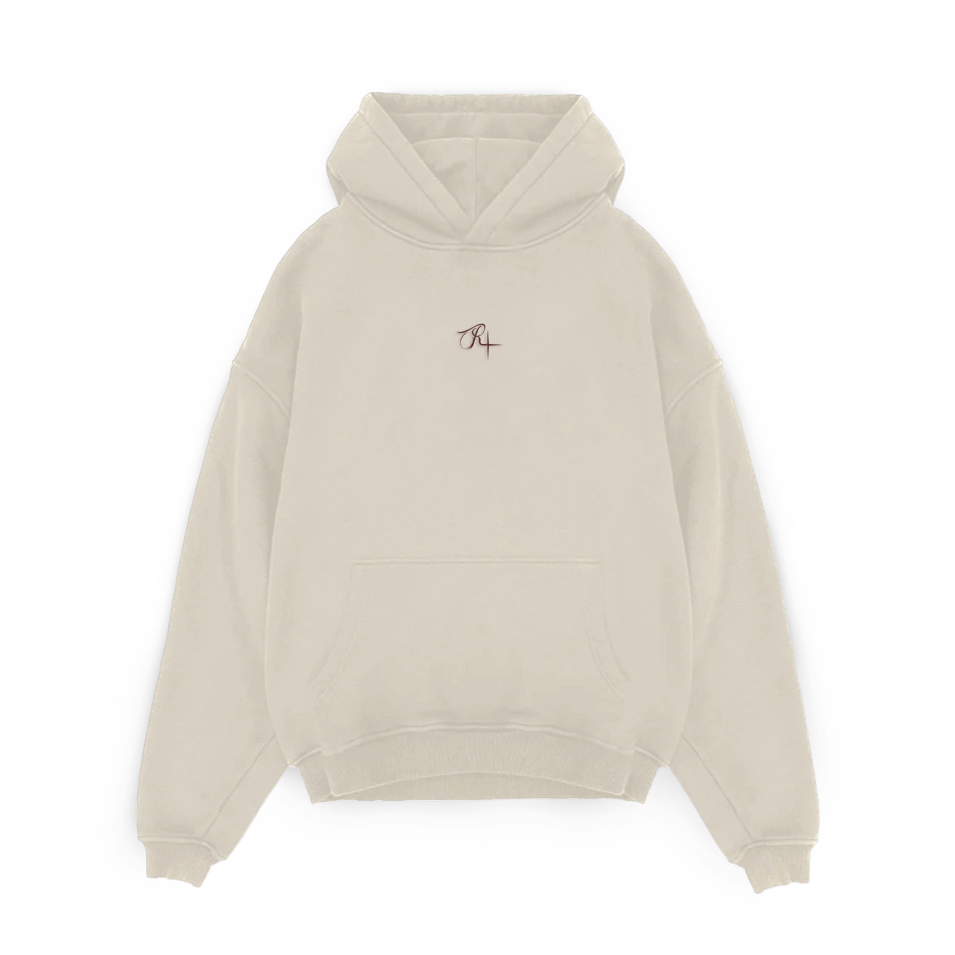 Russet Oversized Hoodie - Ecru