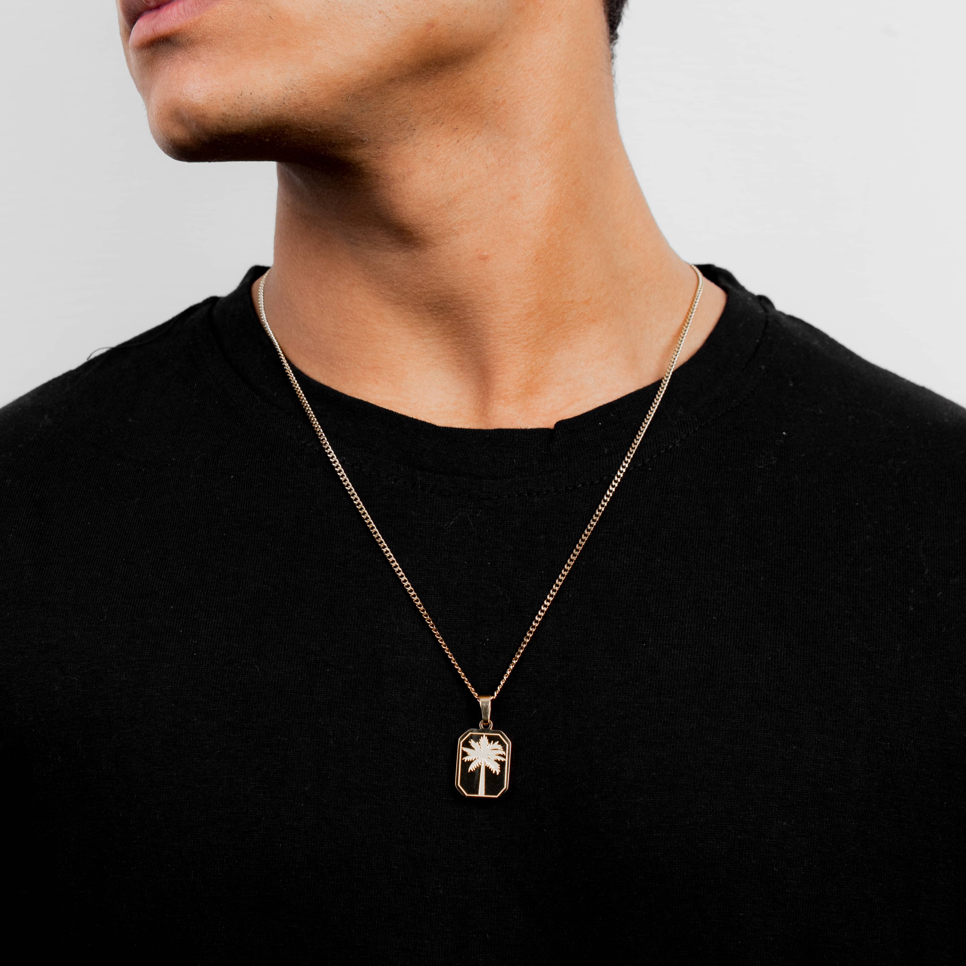 Palm Tree Pendant (Gold)