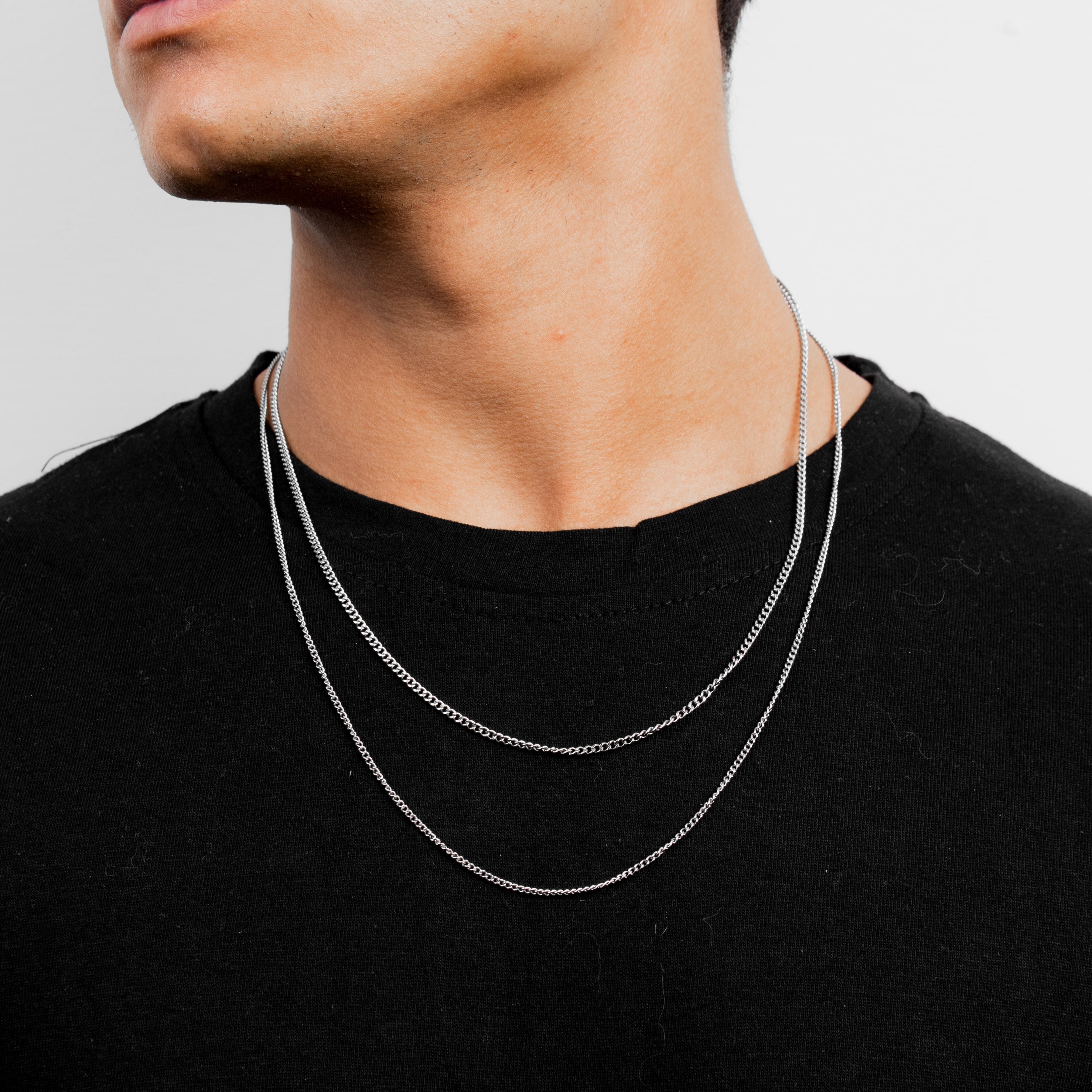 Double Links 2MM Chain Silver detail — stainless steel | Russet