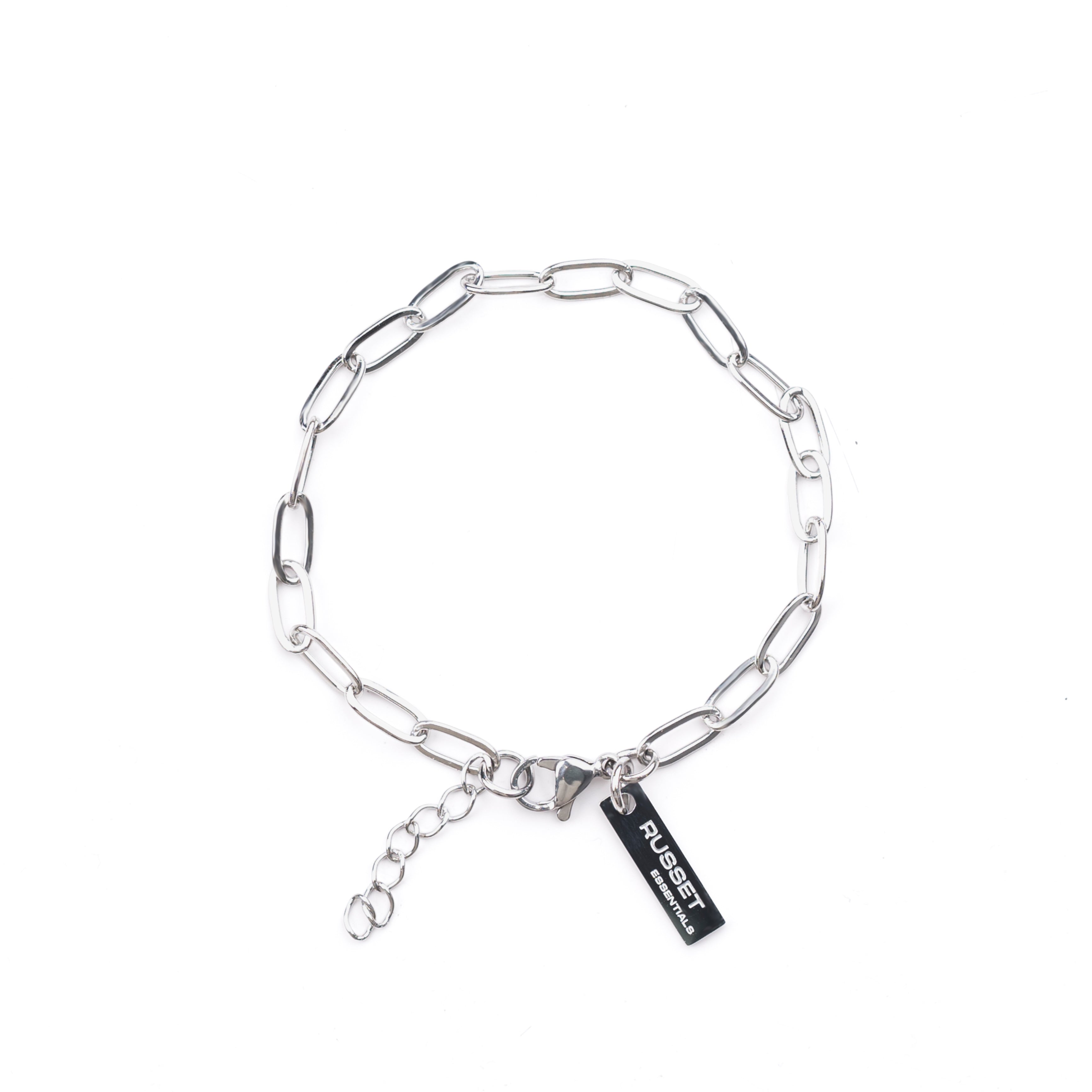 Paperclip 5MM Bracelet (Silver)