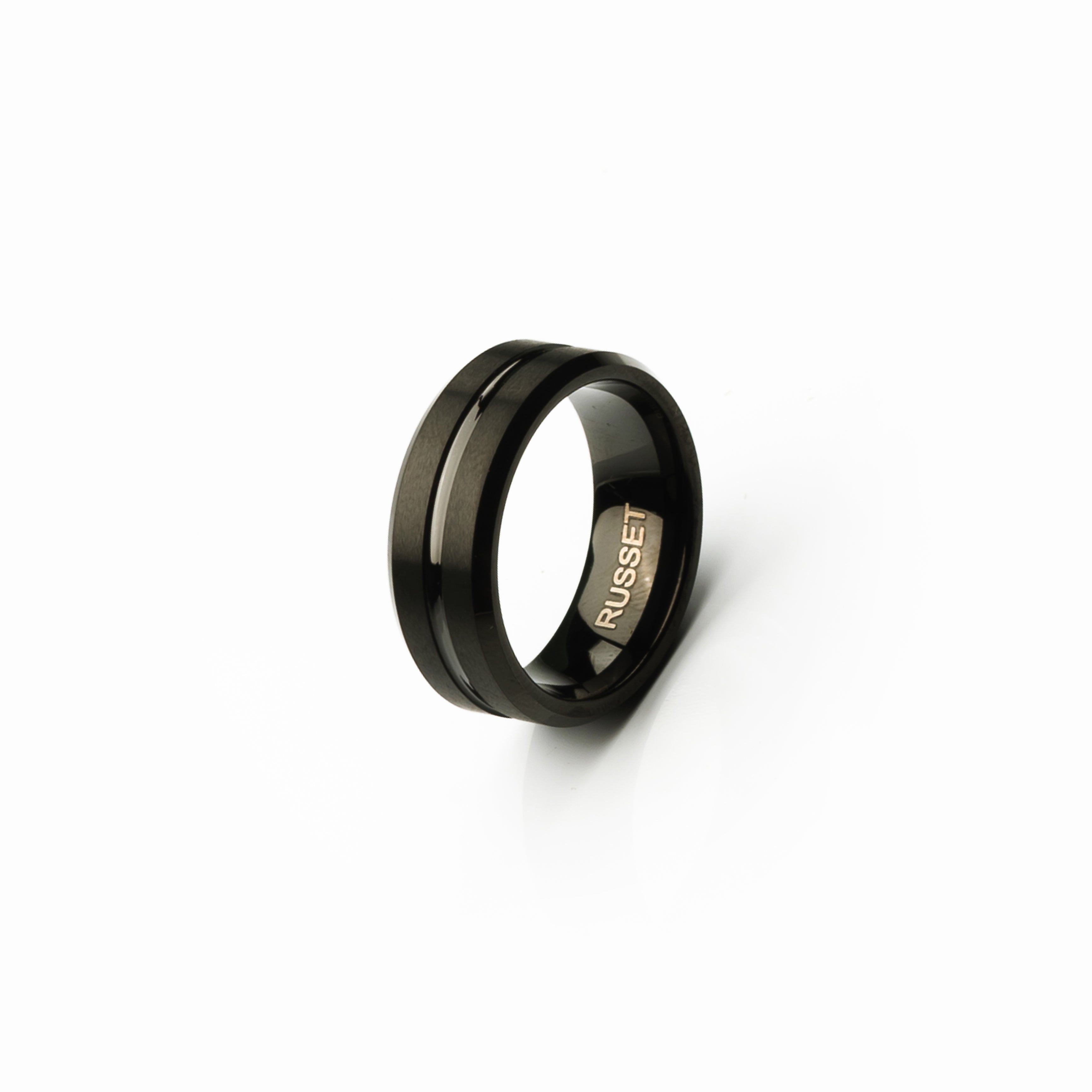 Blackout Matte Tungsten Ring
