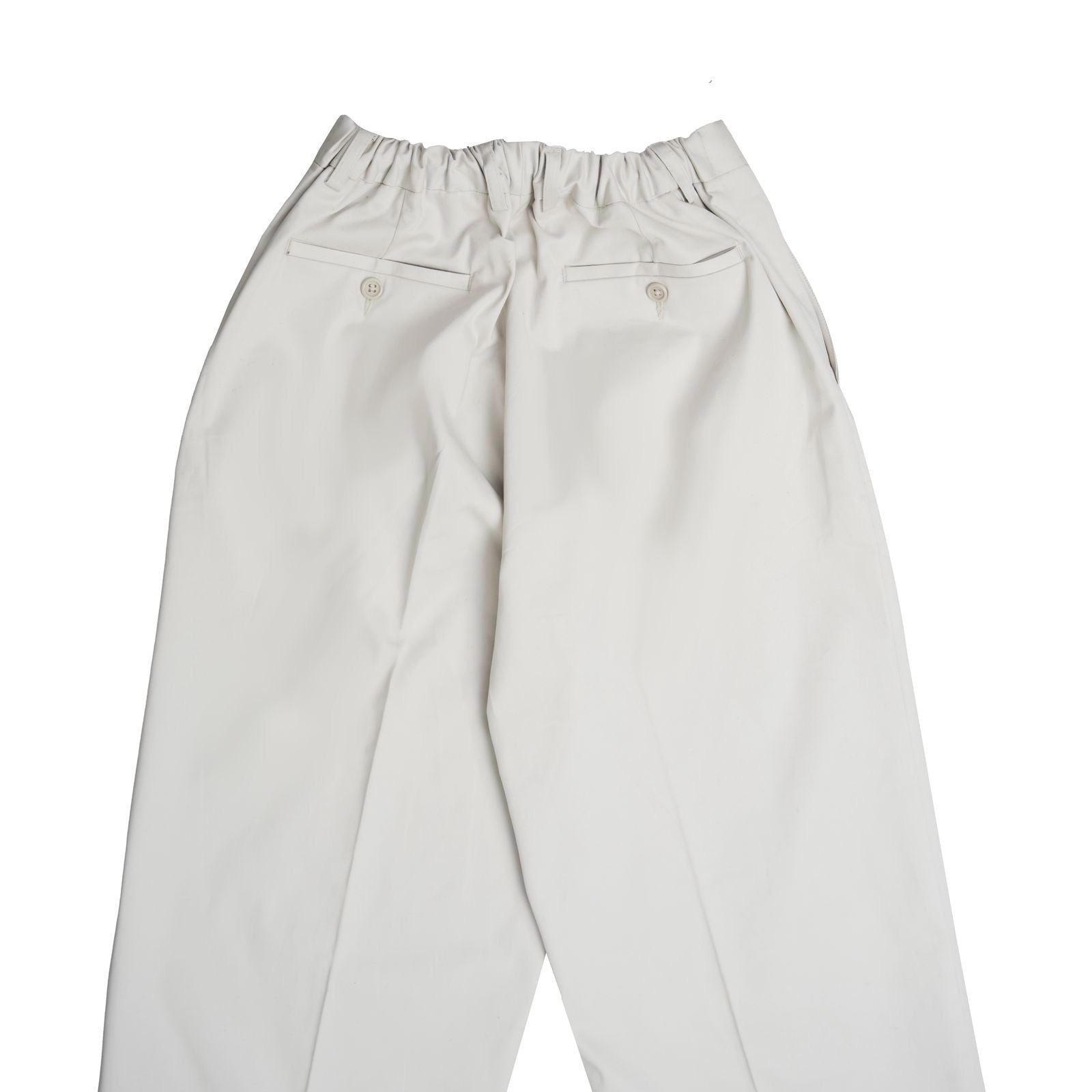 Baggy Cotton Pants - Dust White
