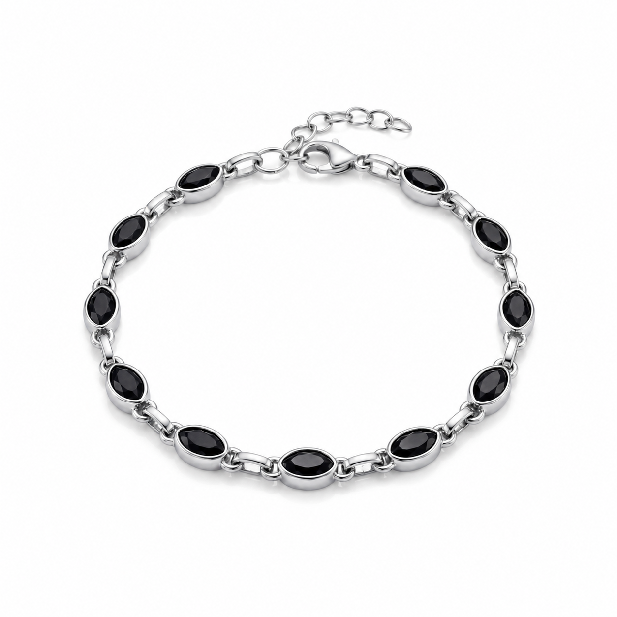 Black Marquise Bracelet