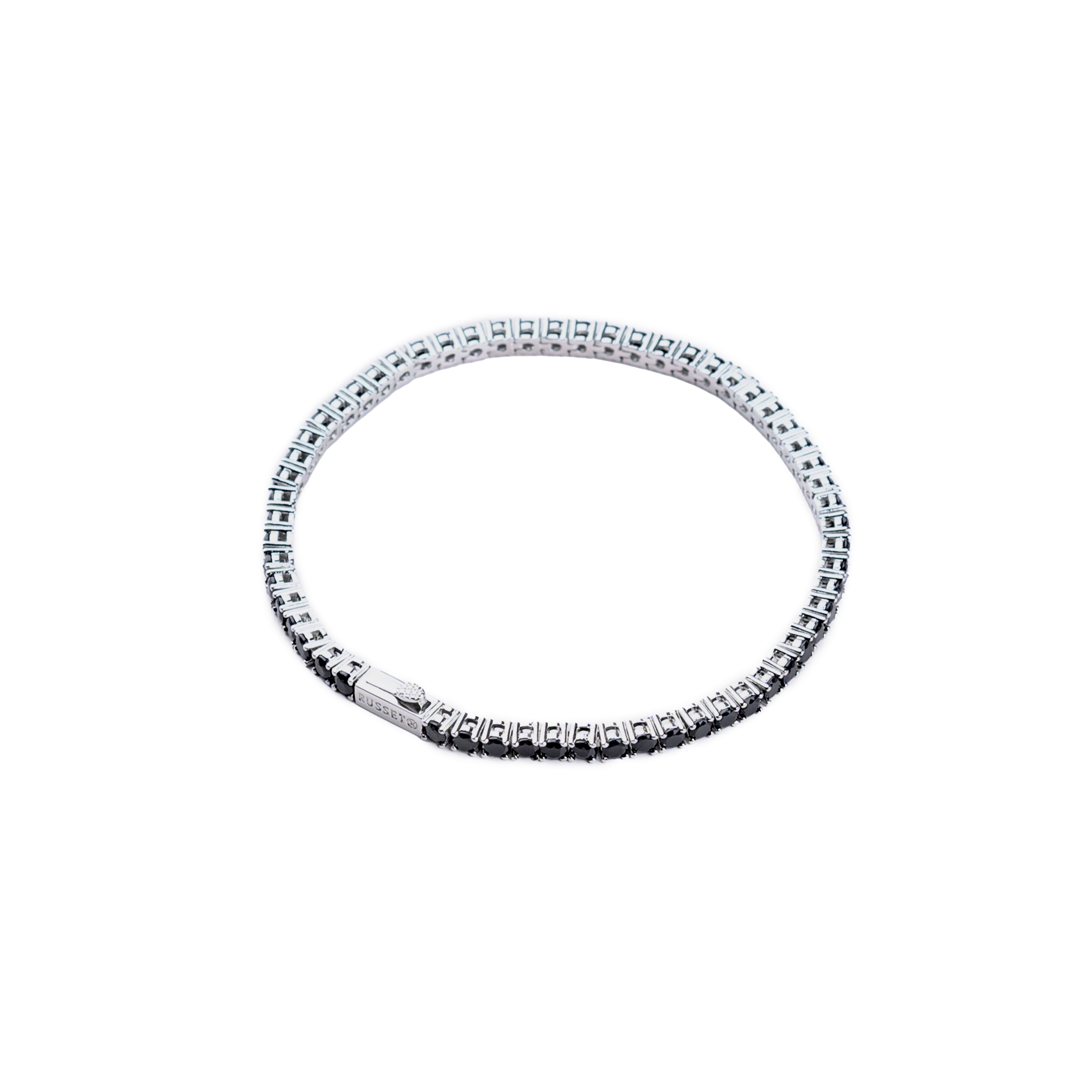 Tennis 3MM Bracelet (Black)