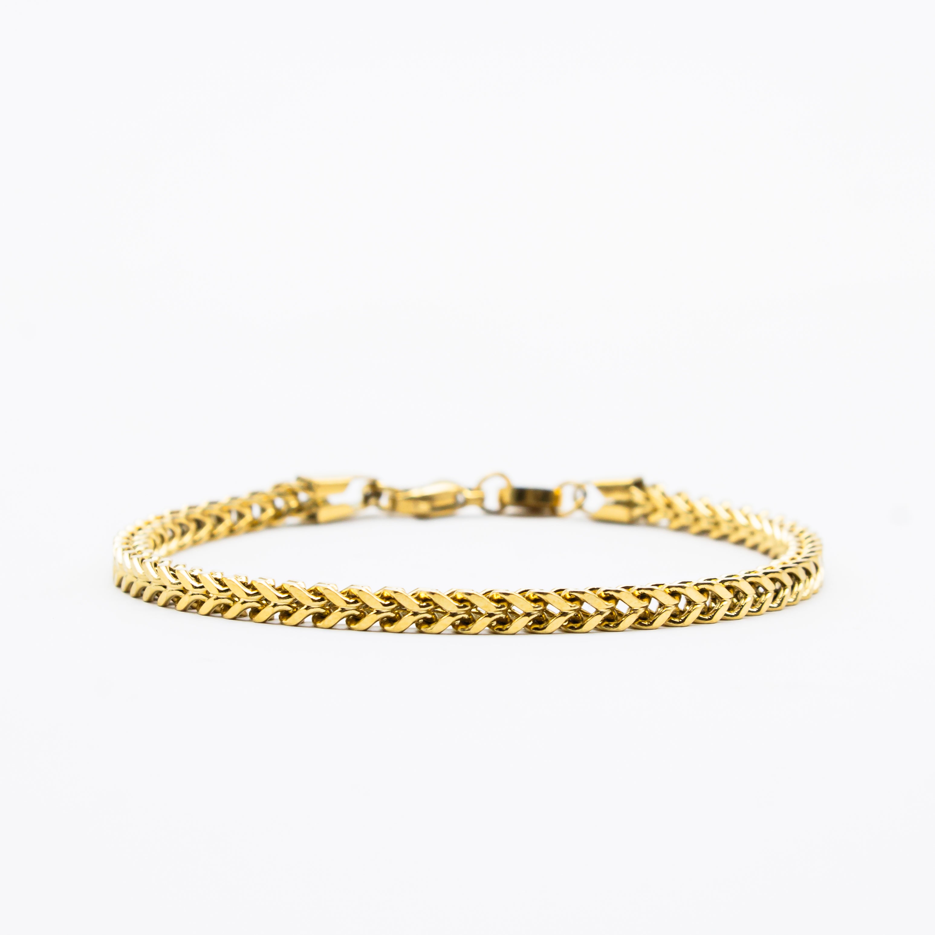 Foxtail 3MM Bracelet (Gold)