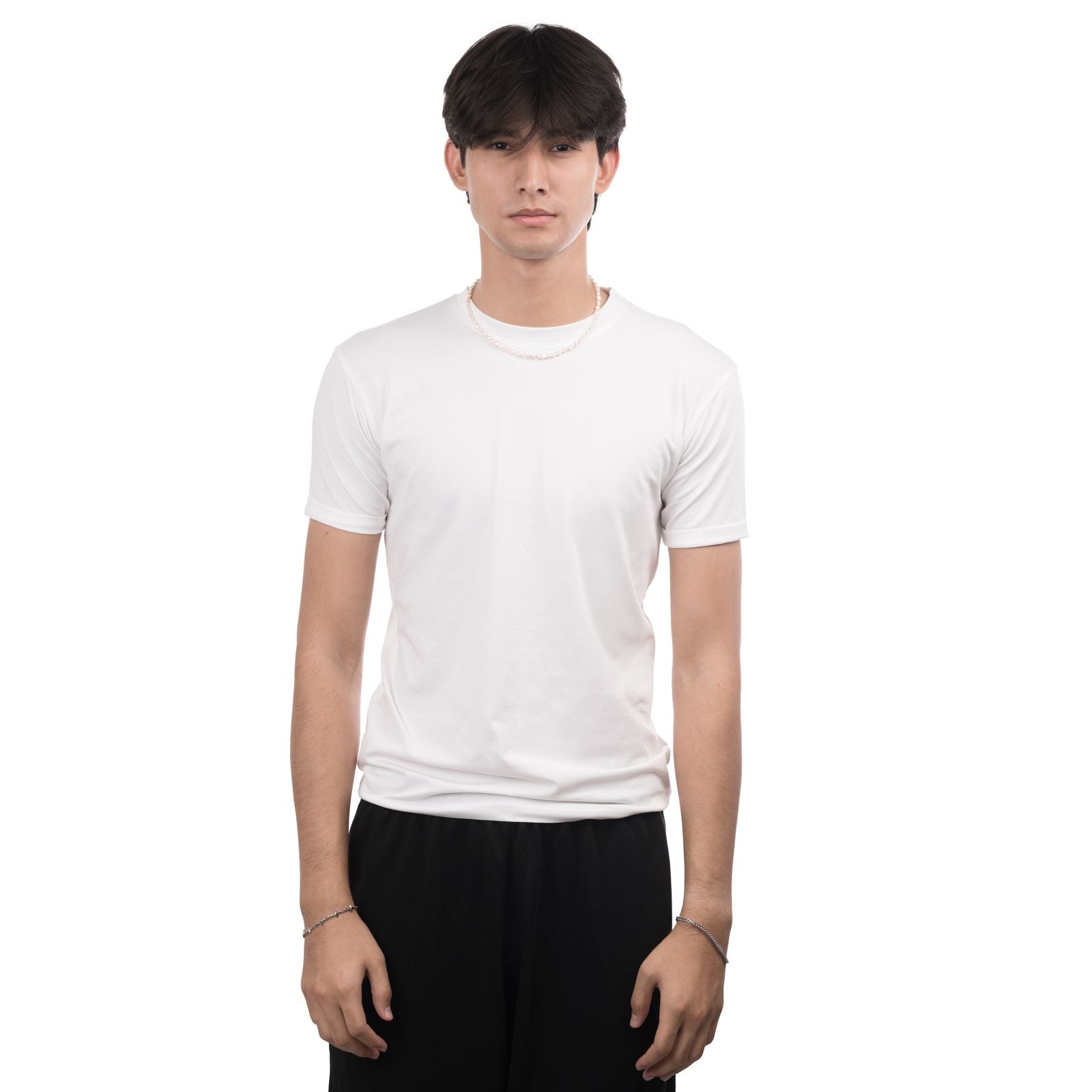 Russet Slim fit Tee - White
