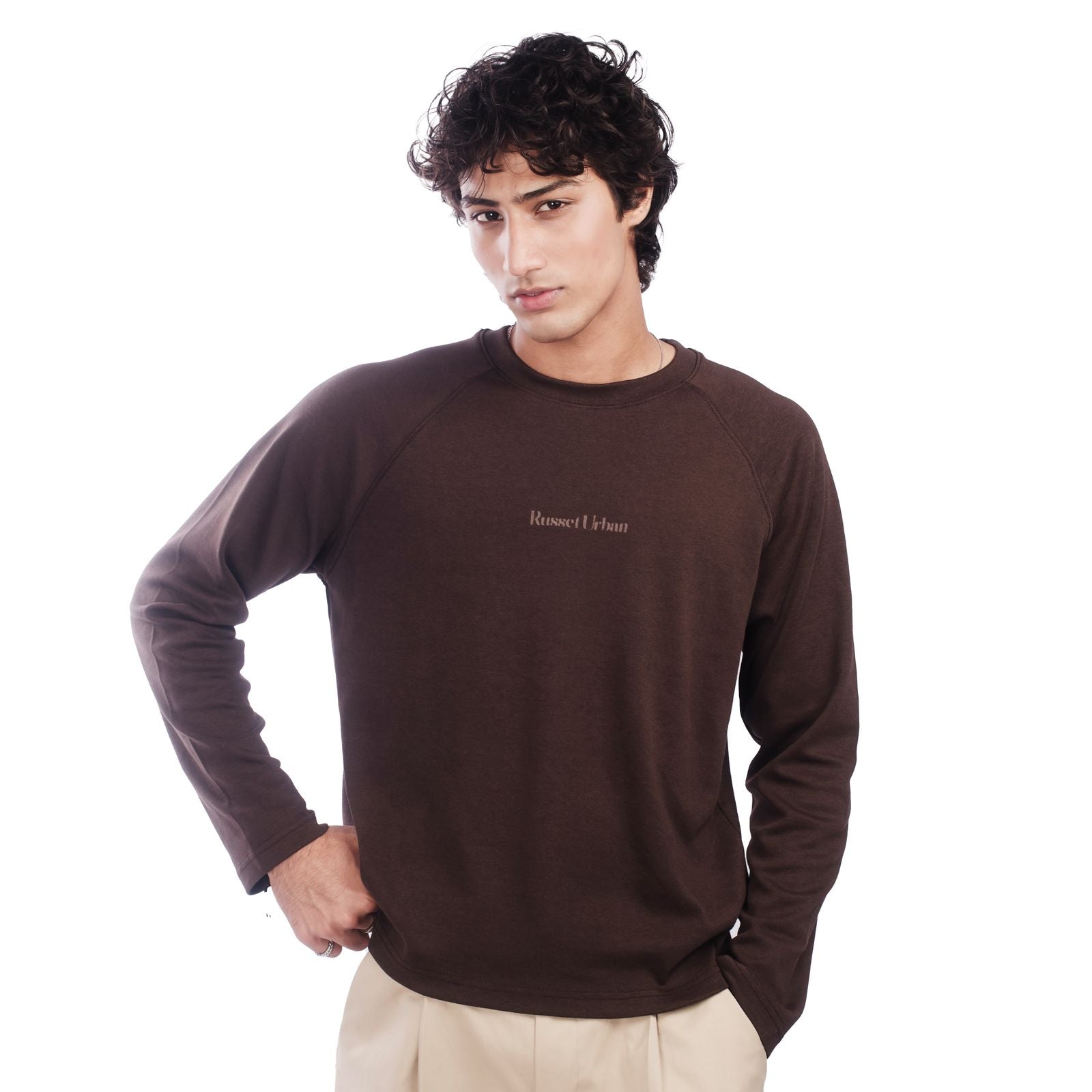 Urban Relaxed Tee - Brown