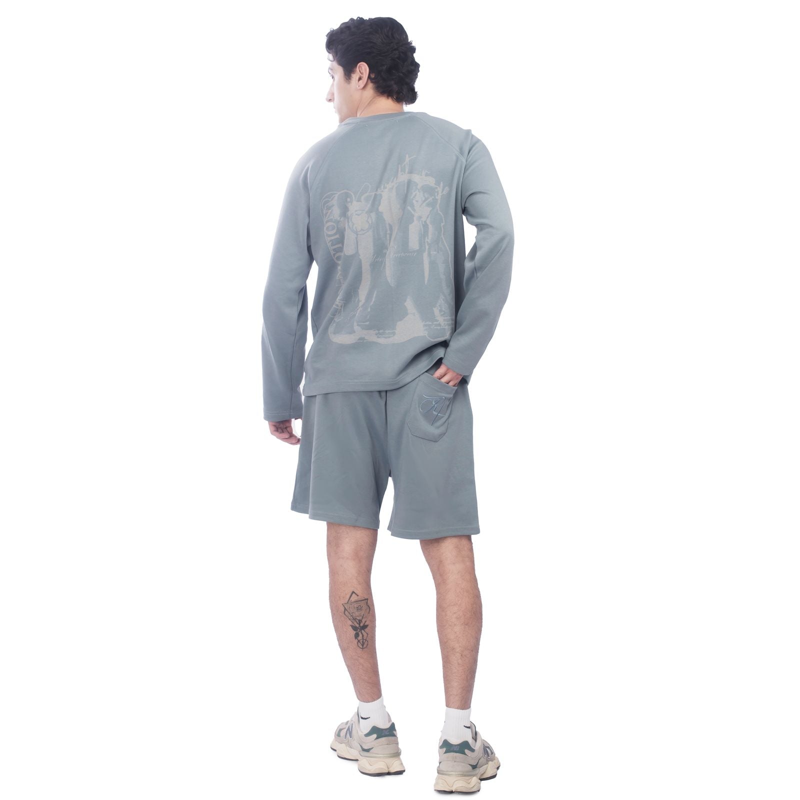 Urban Relaxed Tee -Reef Blue