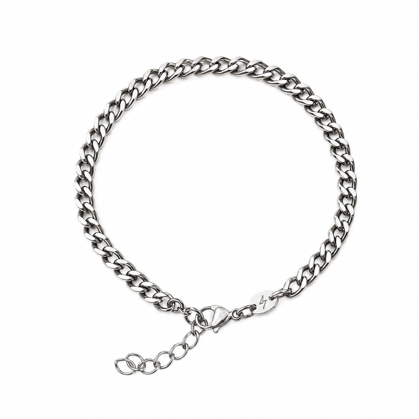 Curb Bracelet 5MM (Silver)