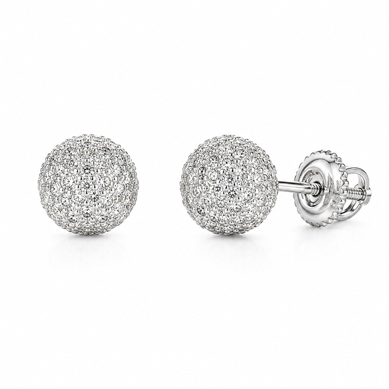 Pavé Dome Studs