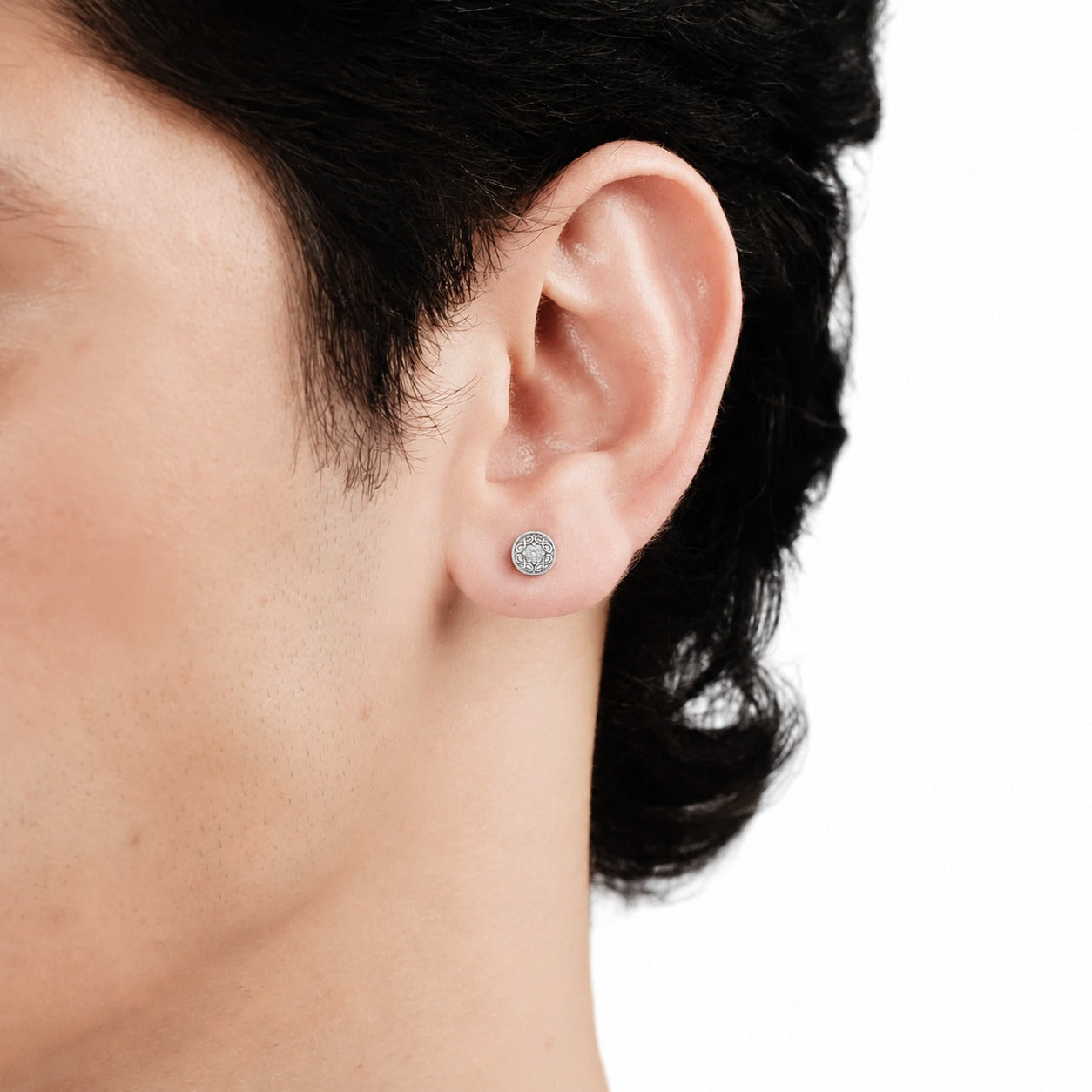 Round Crest Studs