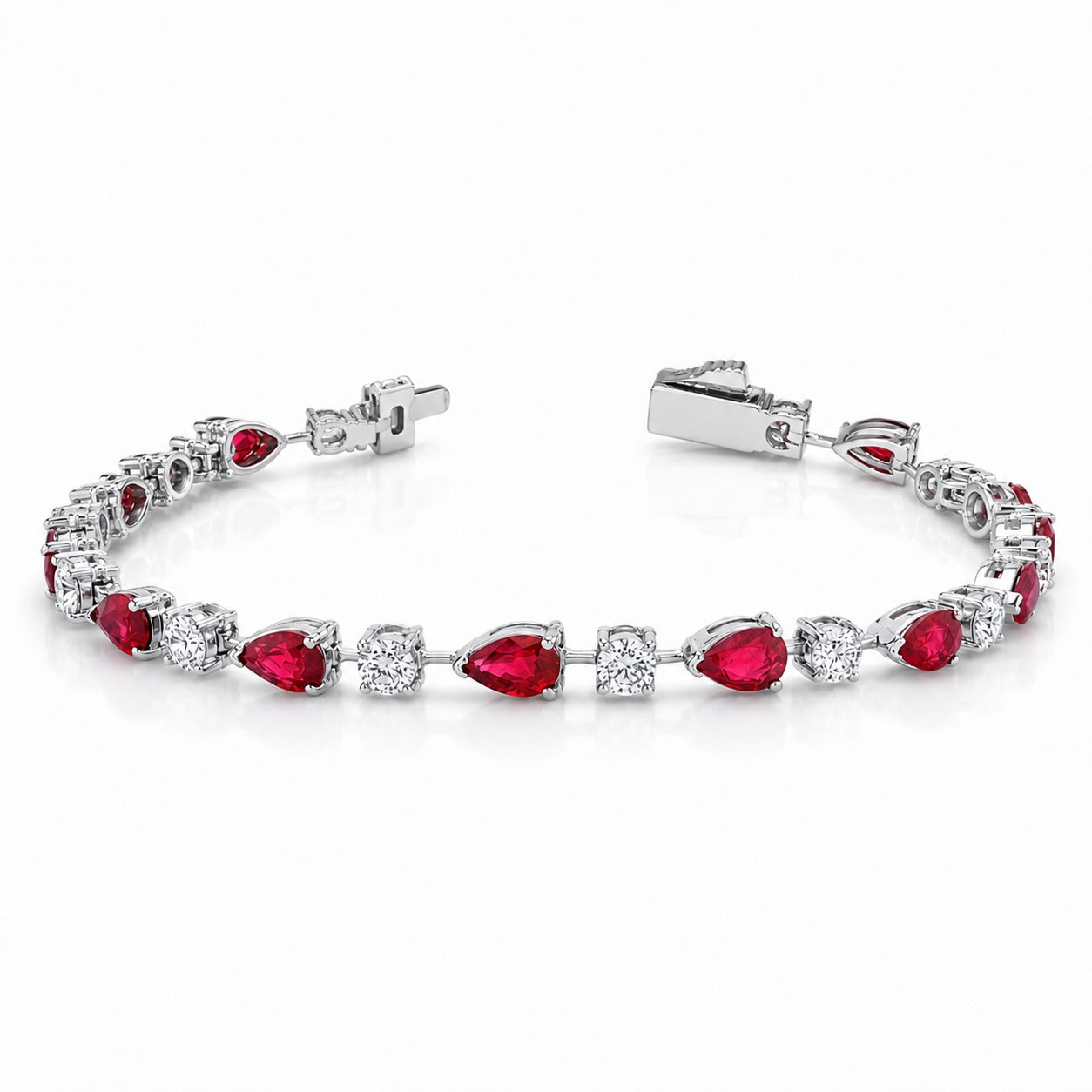 Ruby Tear Bracelet
