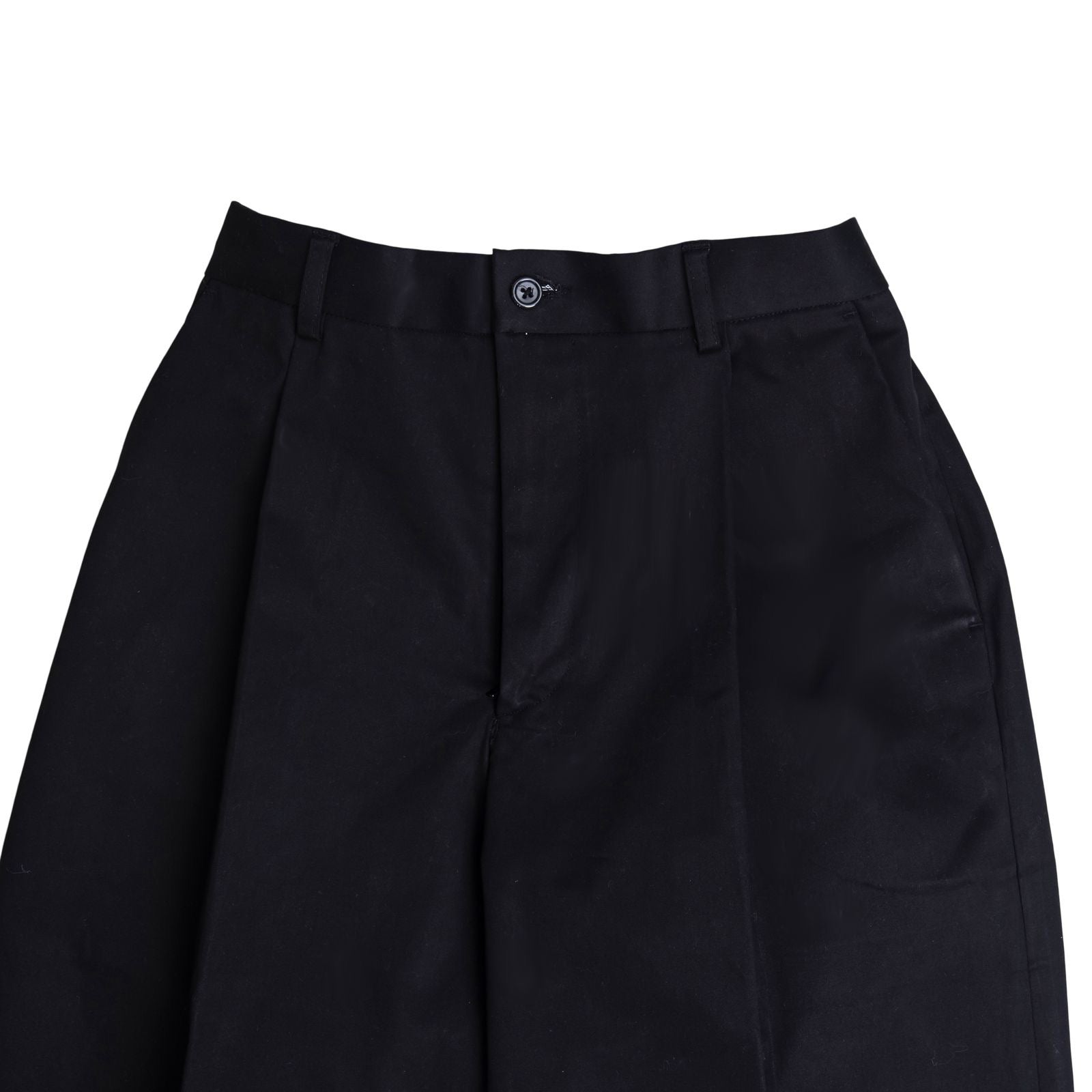 Baggy Cotton Pants - Black