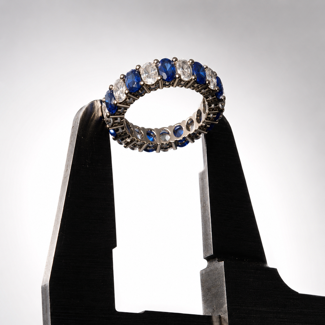 Sapphire Oval Eternity Ring