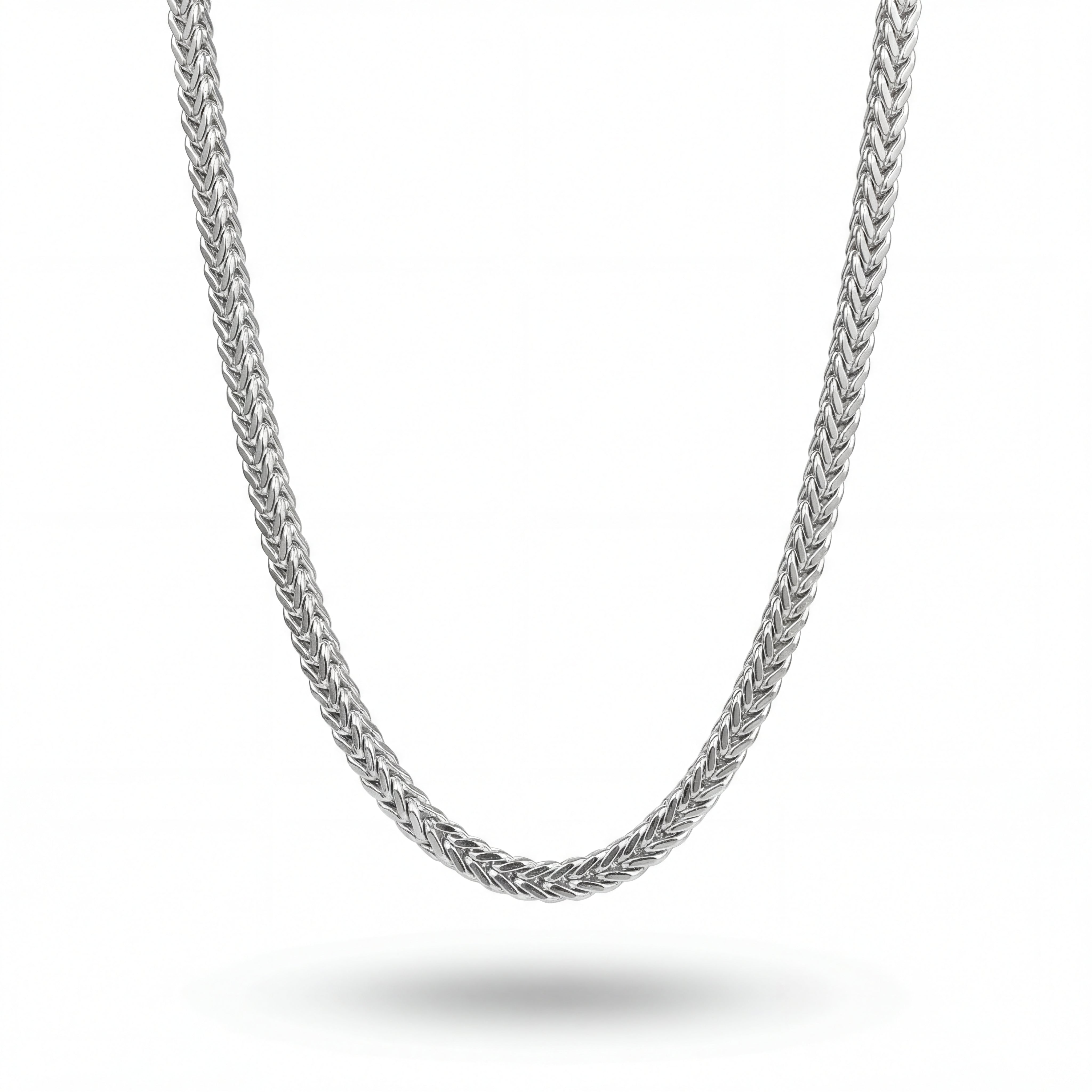 Foxtail 4mm Chain (Silver)