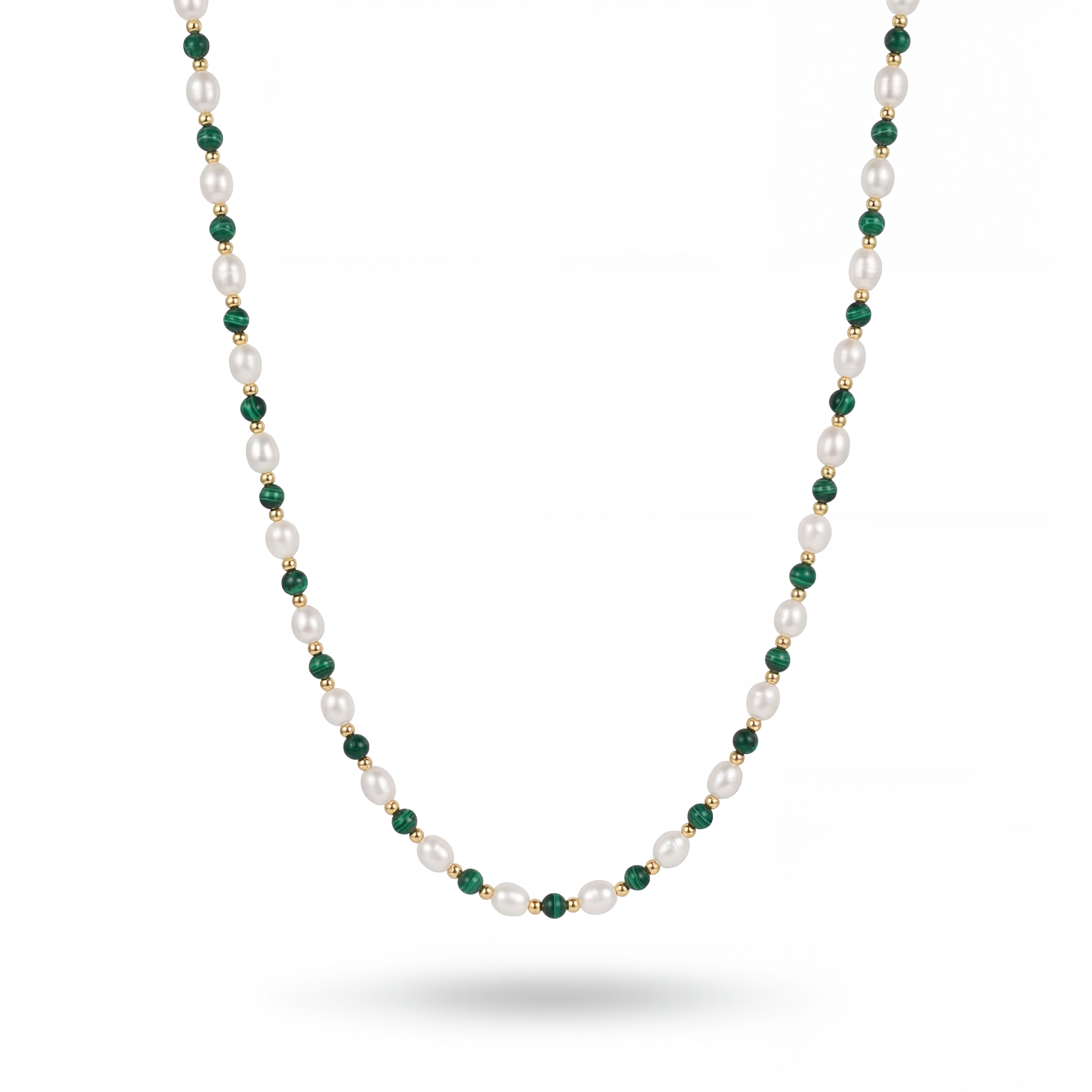Malachite Pearl Chain