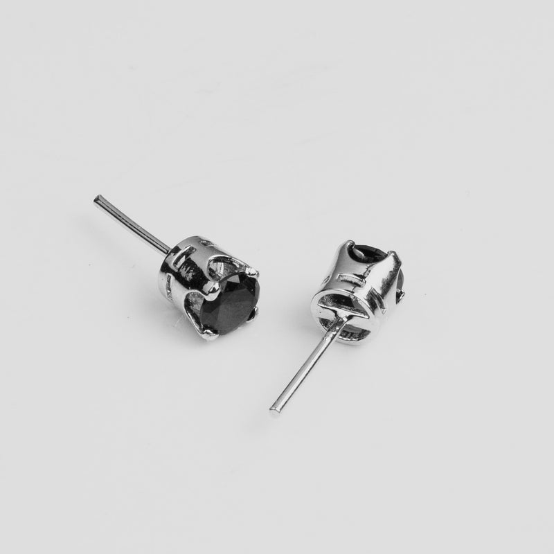 Round Cut Stud Earrings