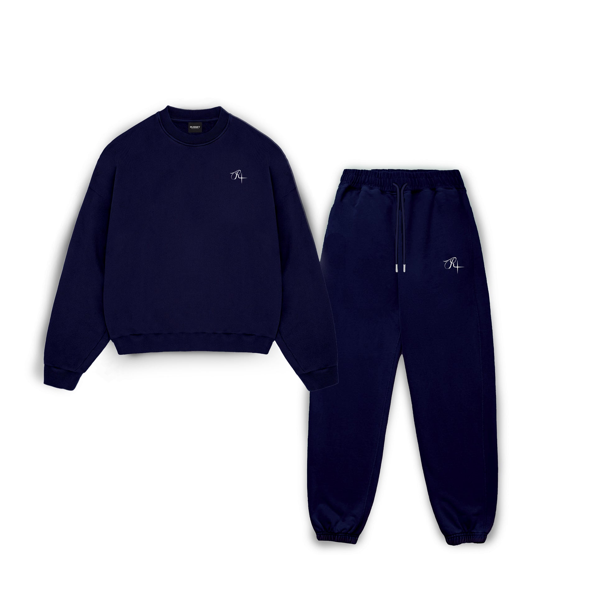 Russet Oversized Co Ord Set - Navy