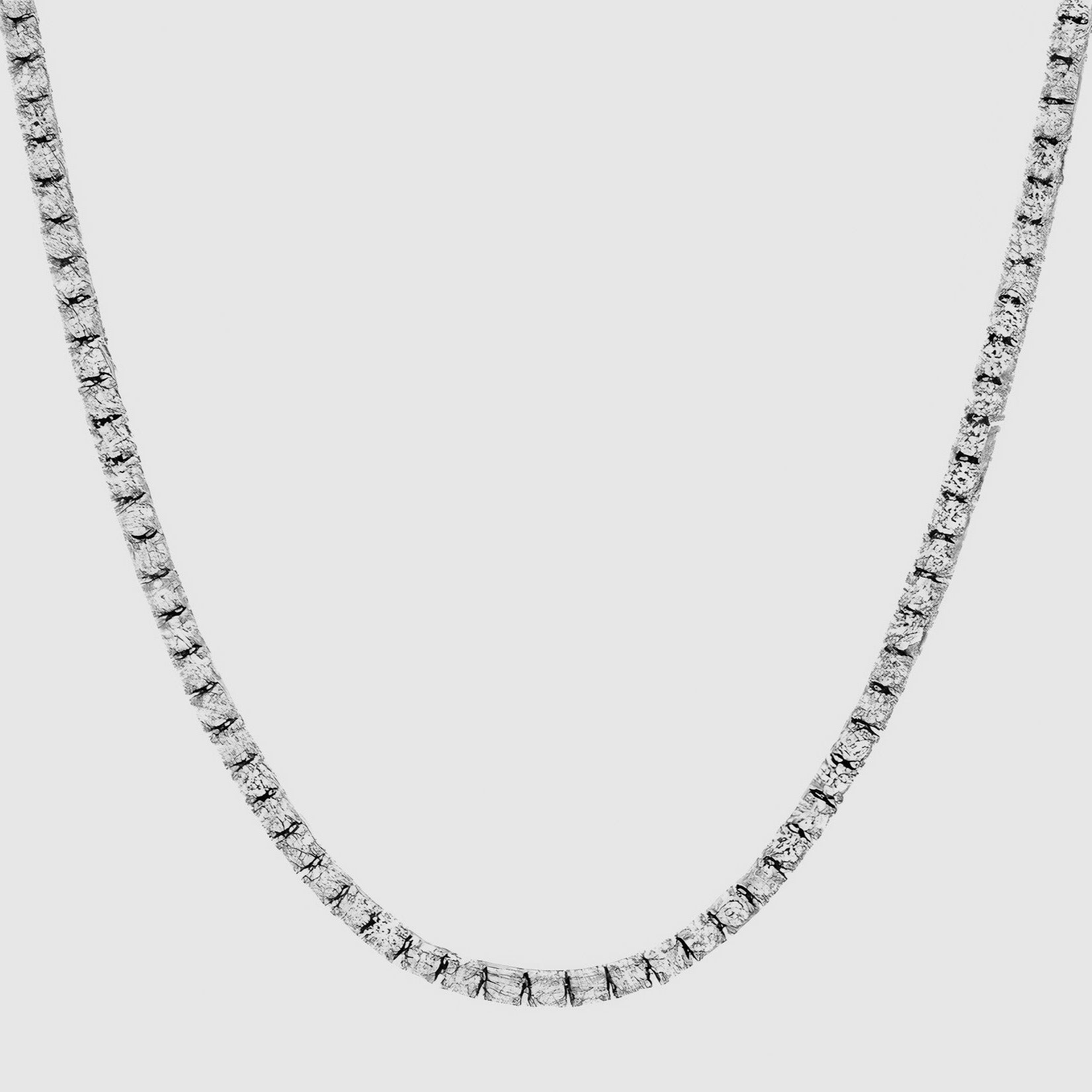 Tennis Necklace 3mm 13.75-78.00TCW Round Created Diamond 925 Solid Sterling  Silver Chain, for Men, for Women, Choker - Etsy Denmark